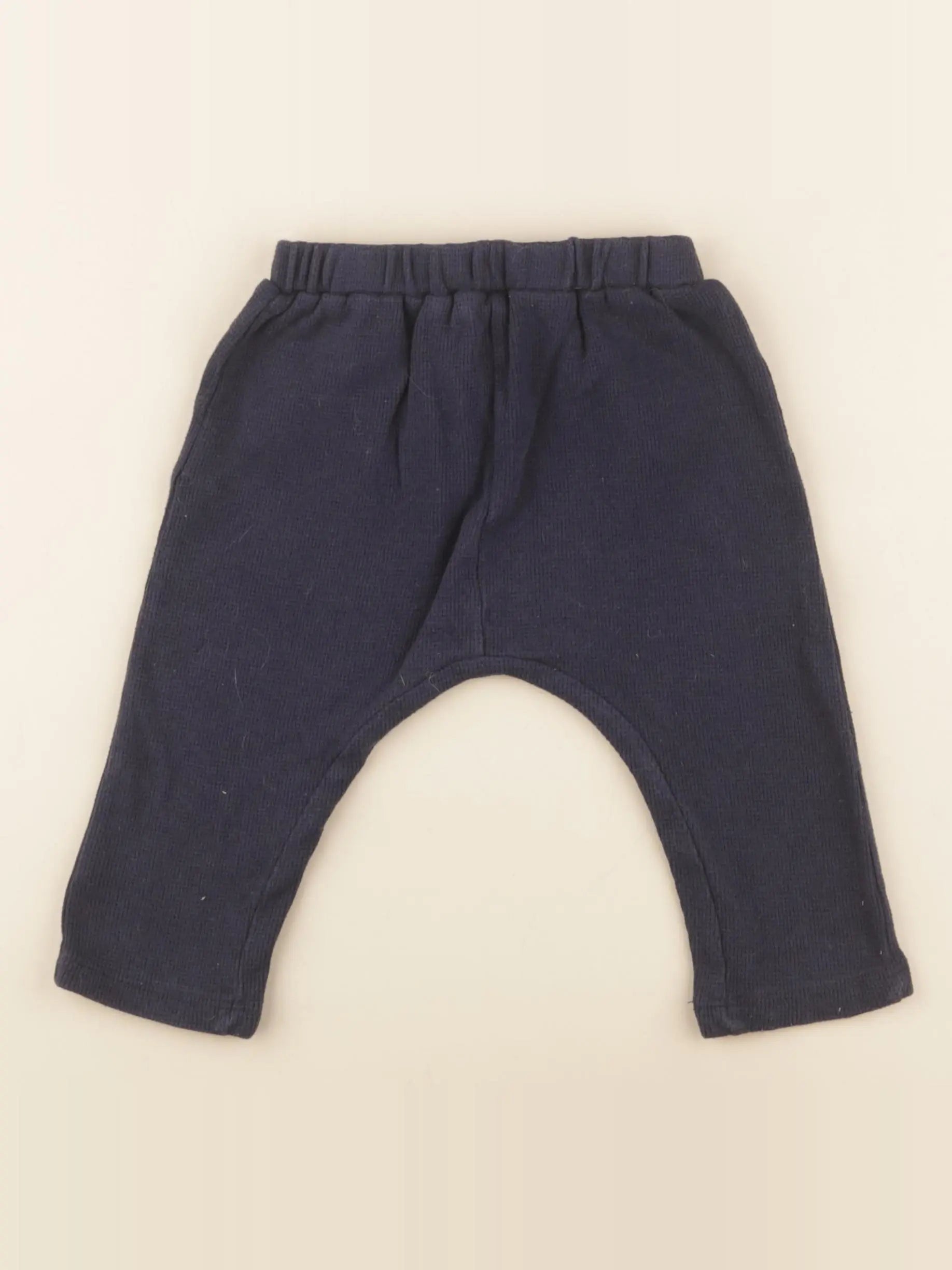 Vertbaudet - sarouel bleu - 12 mois