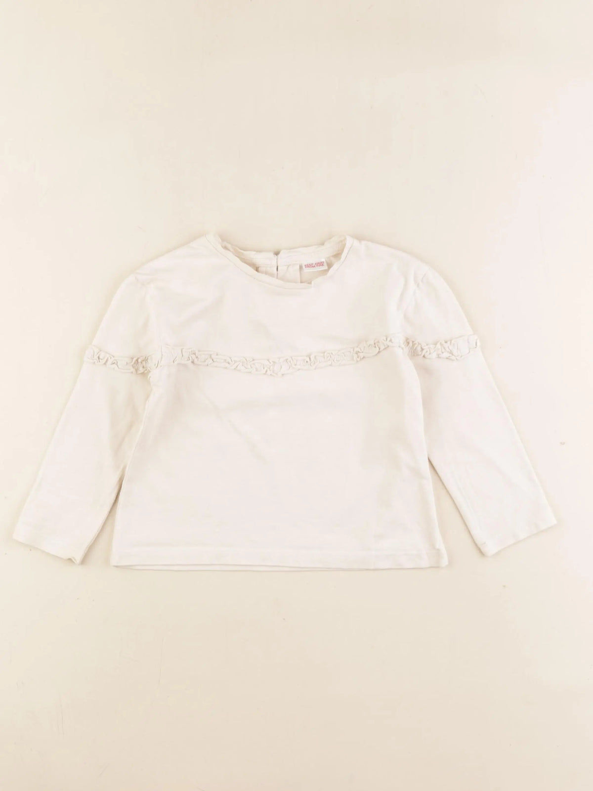 Zara - tee-shirt beige - 12/18 mois