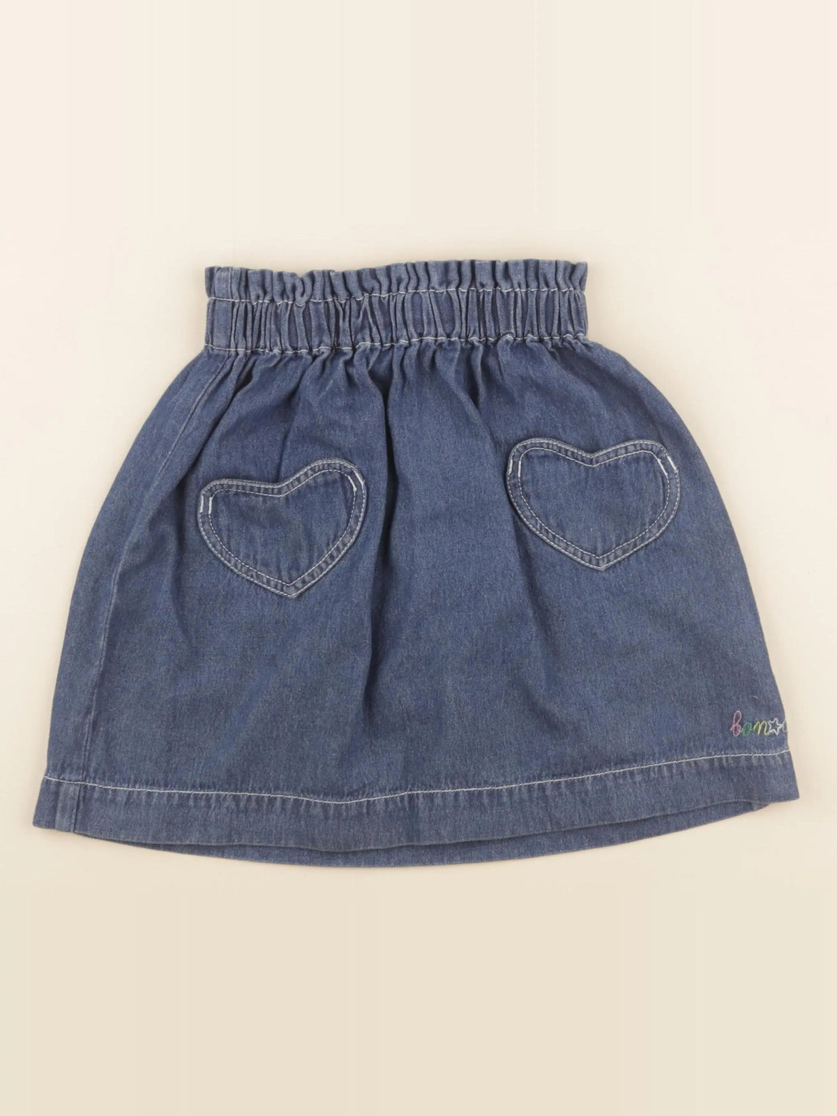 Bonton - jupe bleu - 8 ans