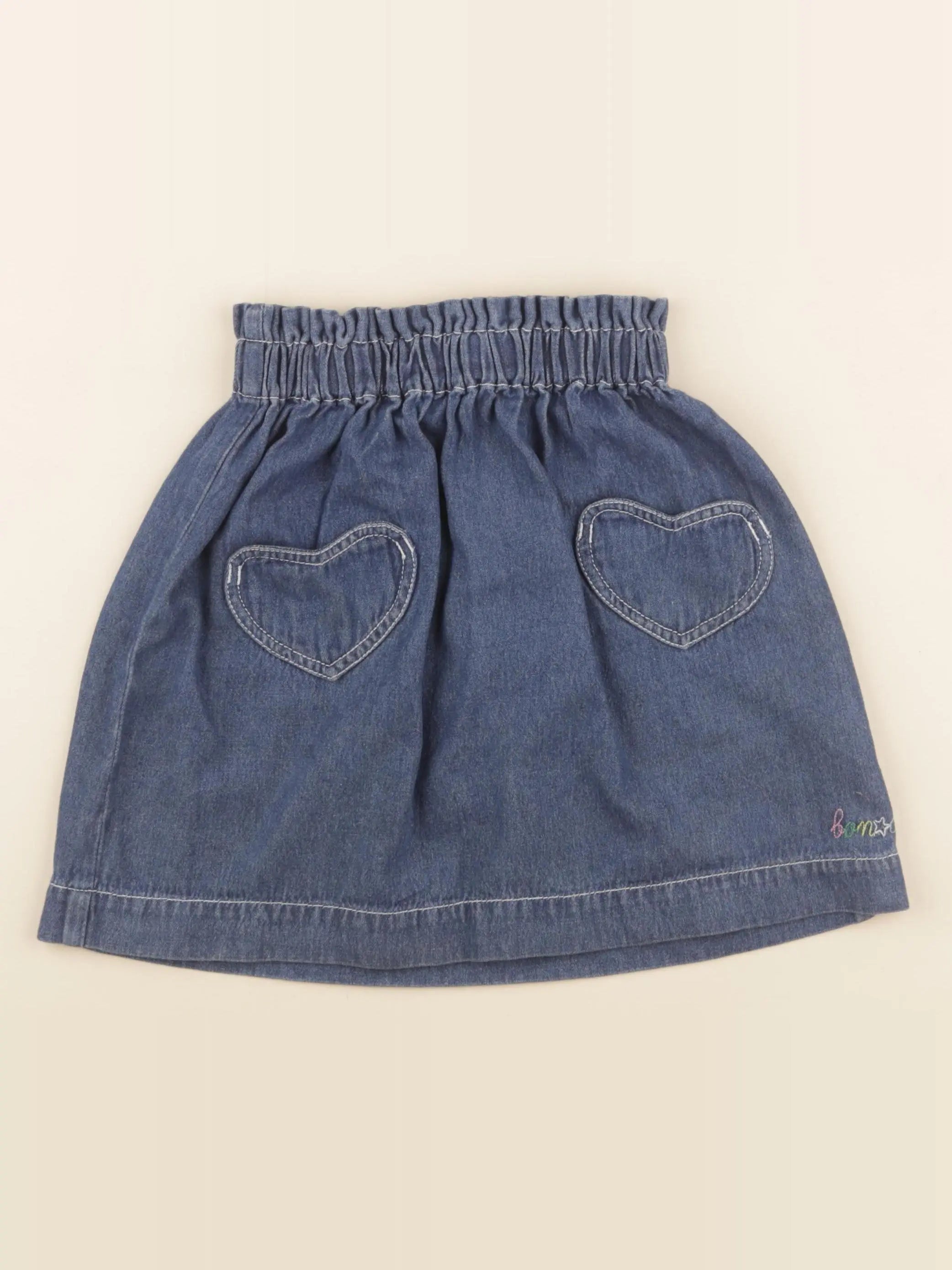 Bonton - jupe bleu - 8 ans