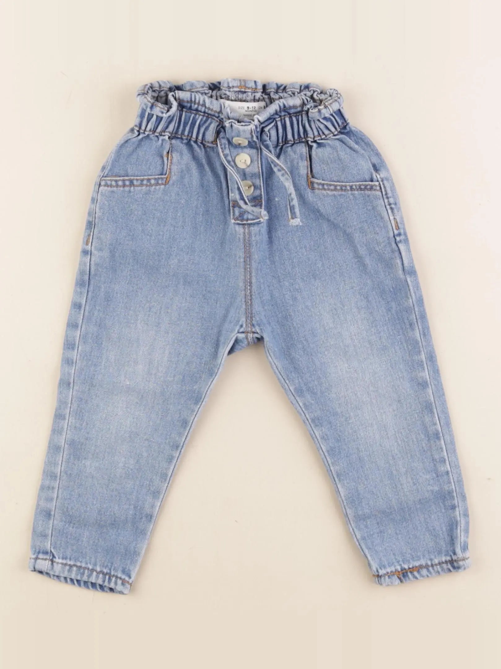 Zara - jean bleu - 9/12 mois