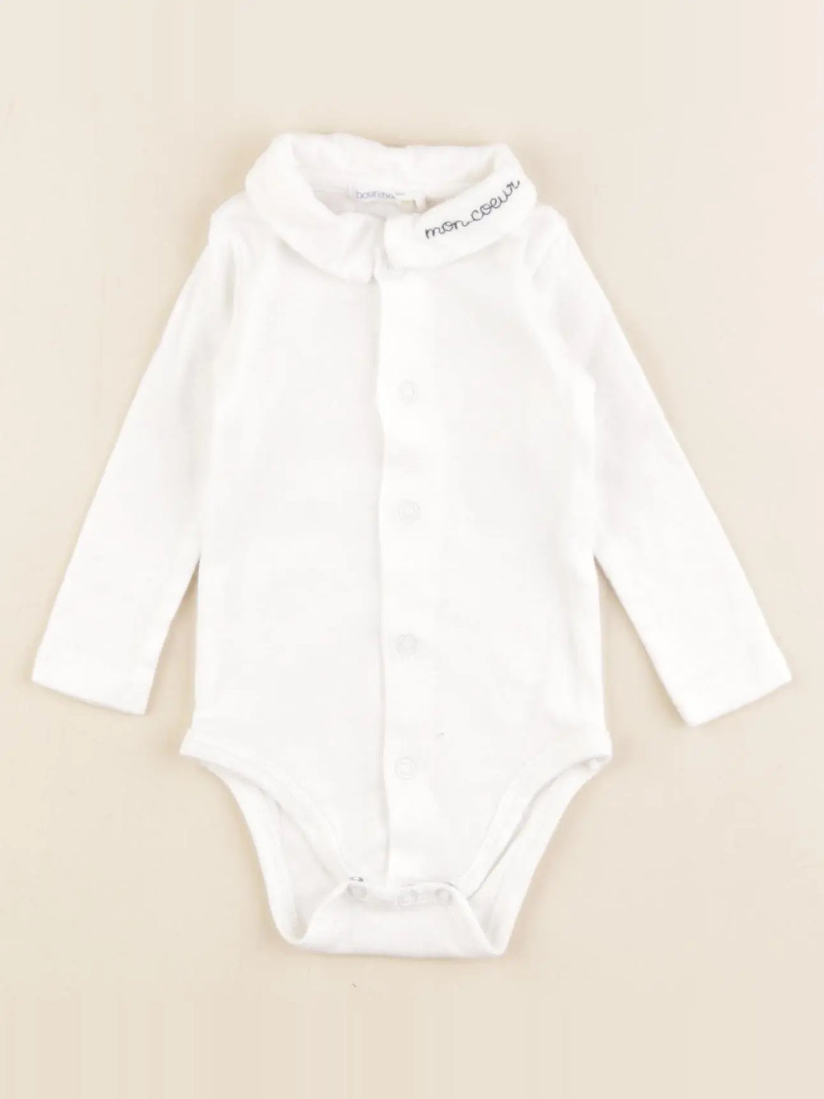 Boutchou - body à col blanc - 1 mois