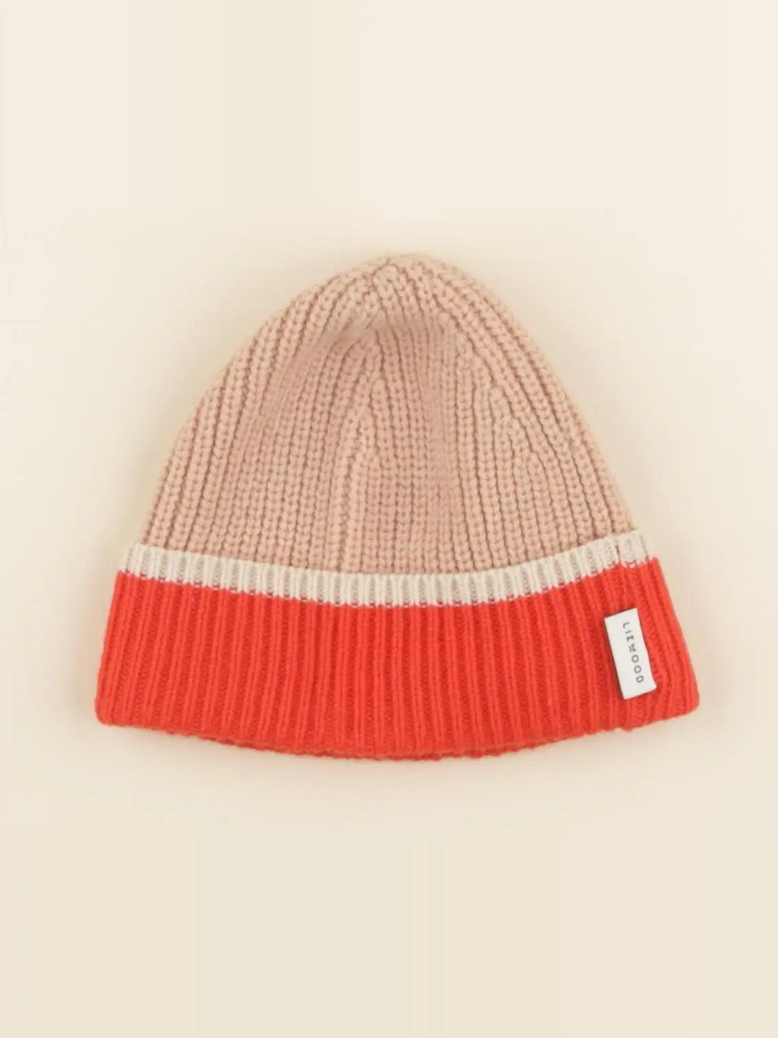 Liewood - bonnet rose, orange - 7/8 ans