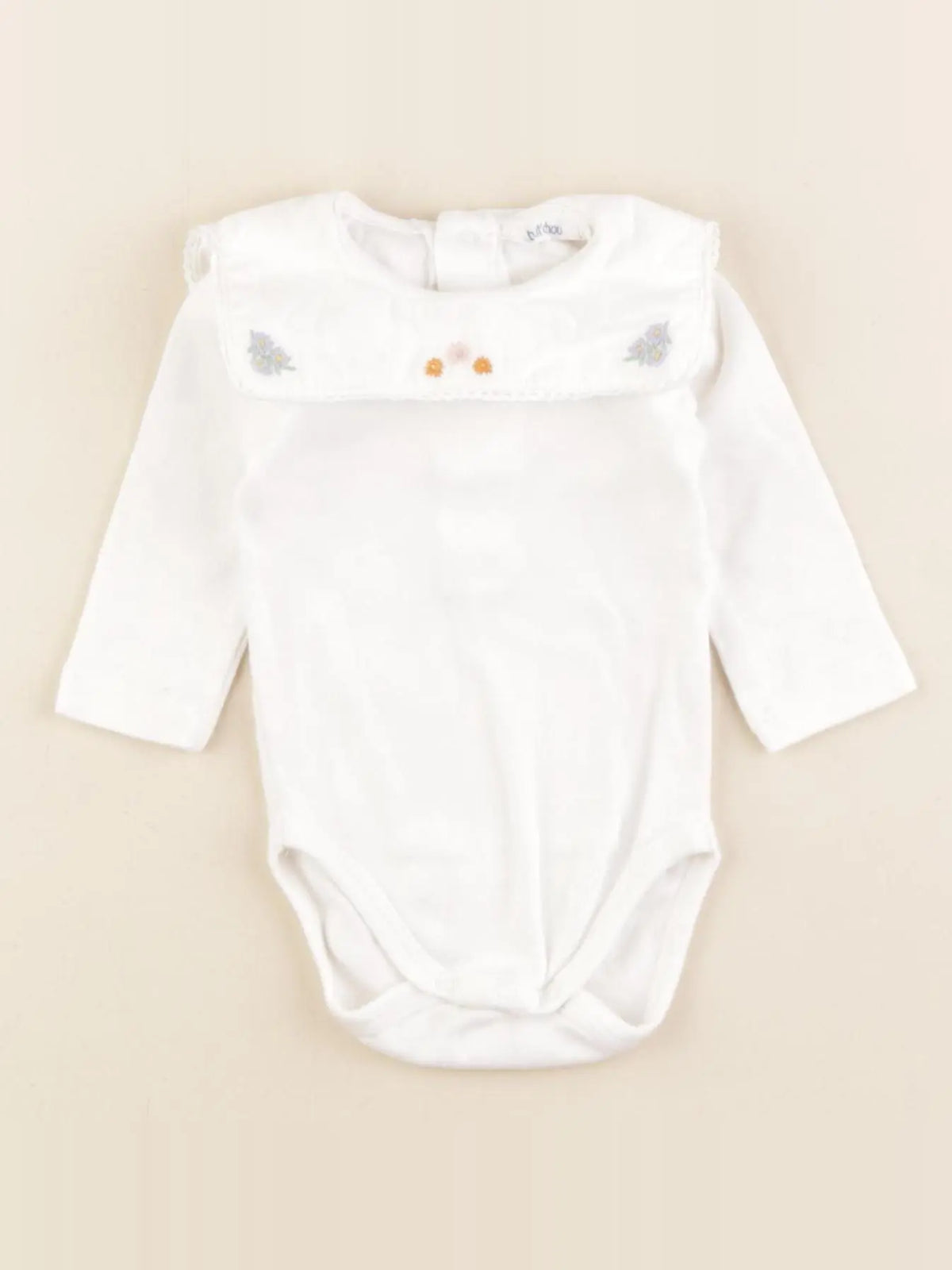 Boutchou - body à col blanc - 3 mois