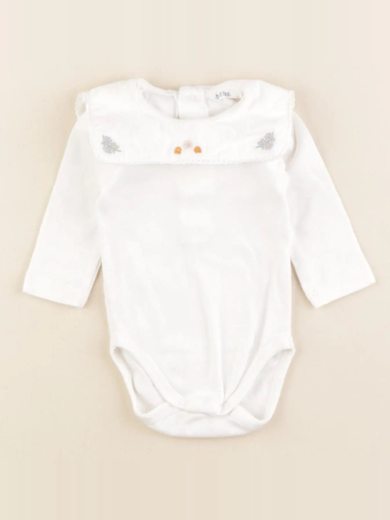 Boutchou - body à col blanc - 3 mois
