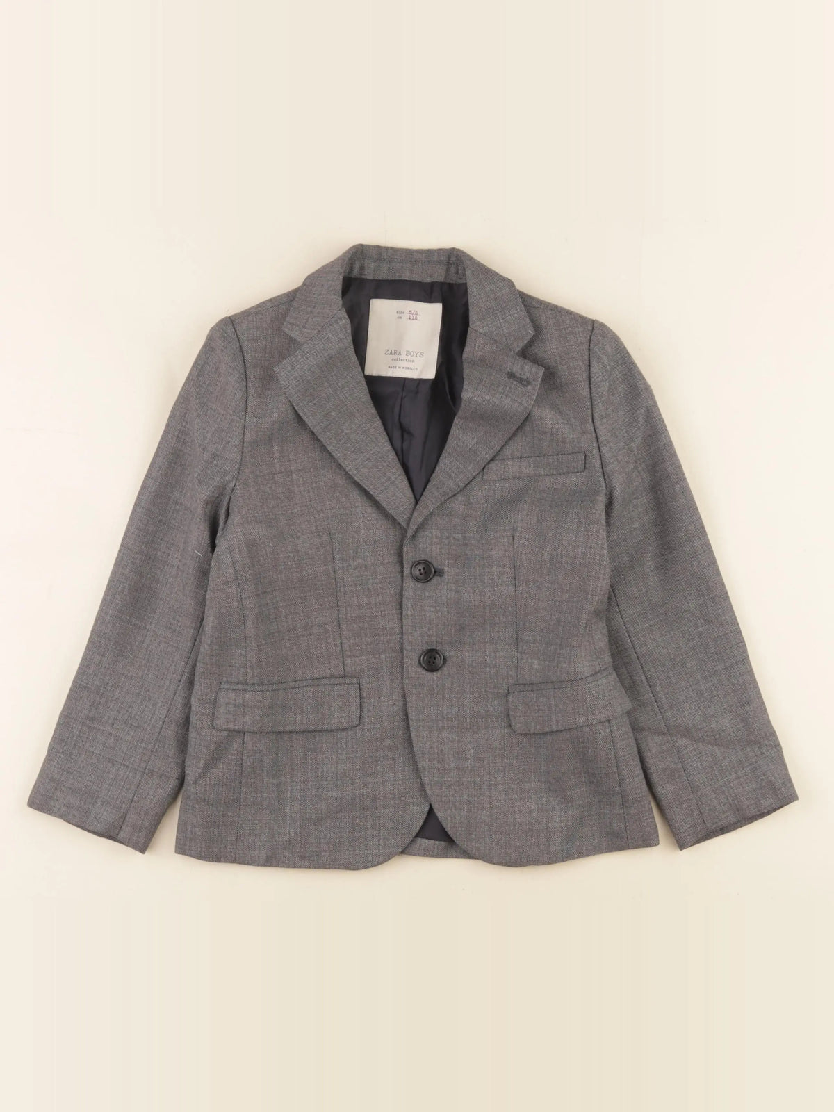 Zara - veste gris - 5/6 ans