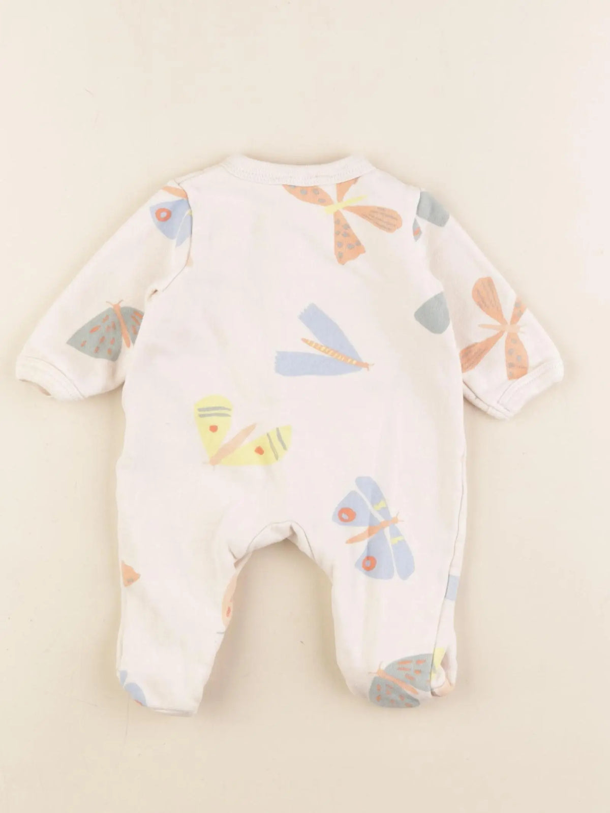 Boutchou - pyjama coton beige - 1 mois