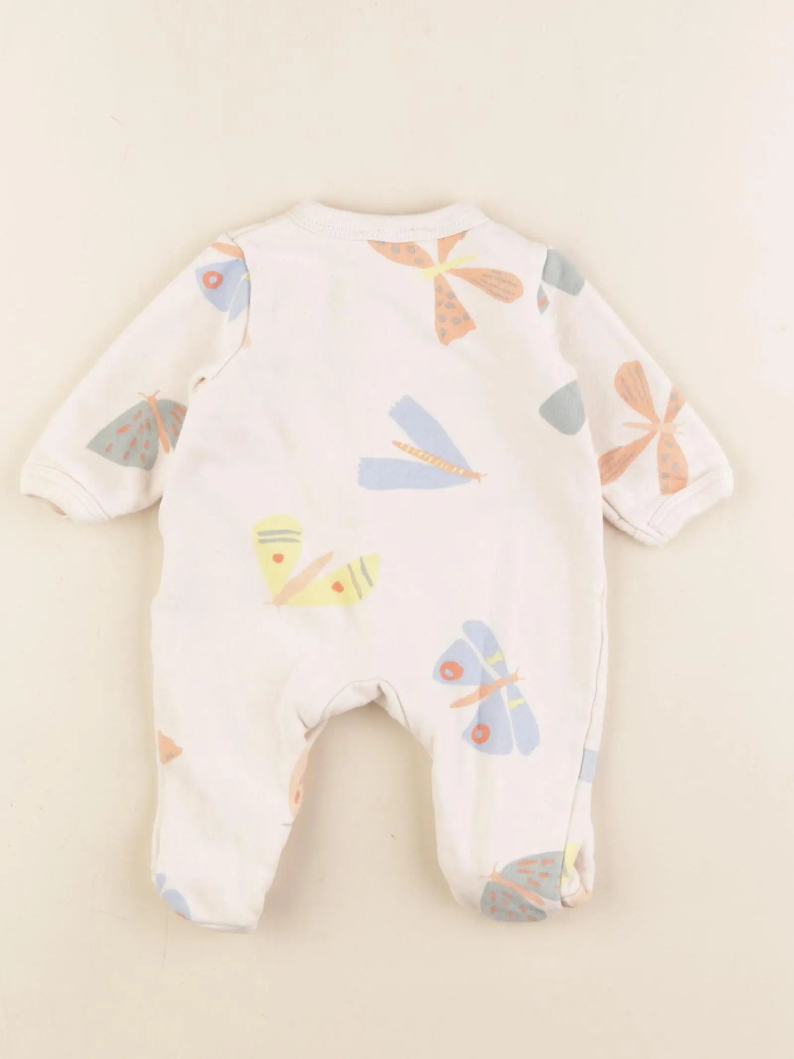 Boutchou - pyjama coton beige - 1 mois