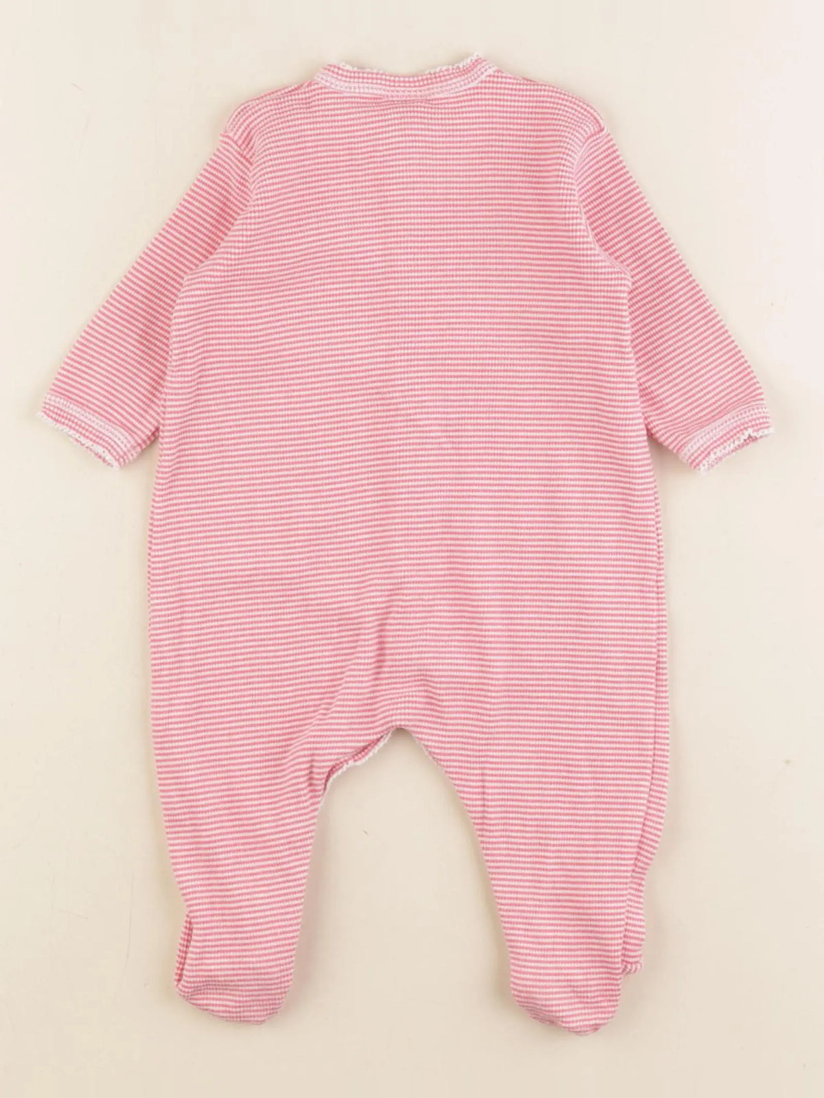 Petit Bateau - pyjama coton rose - 3 mois