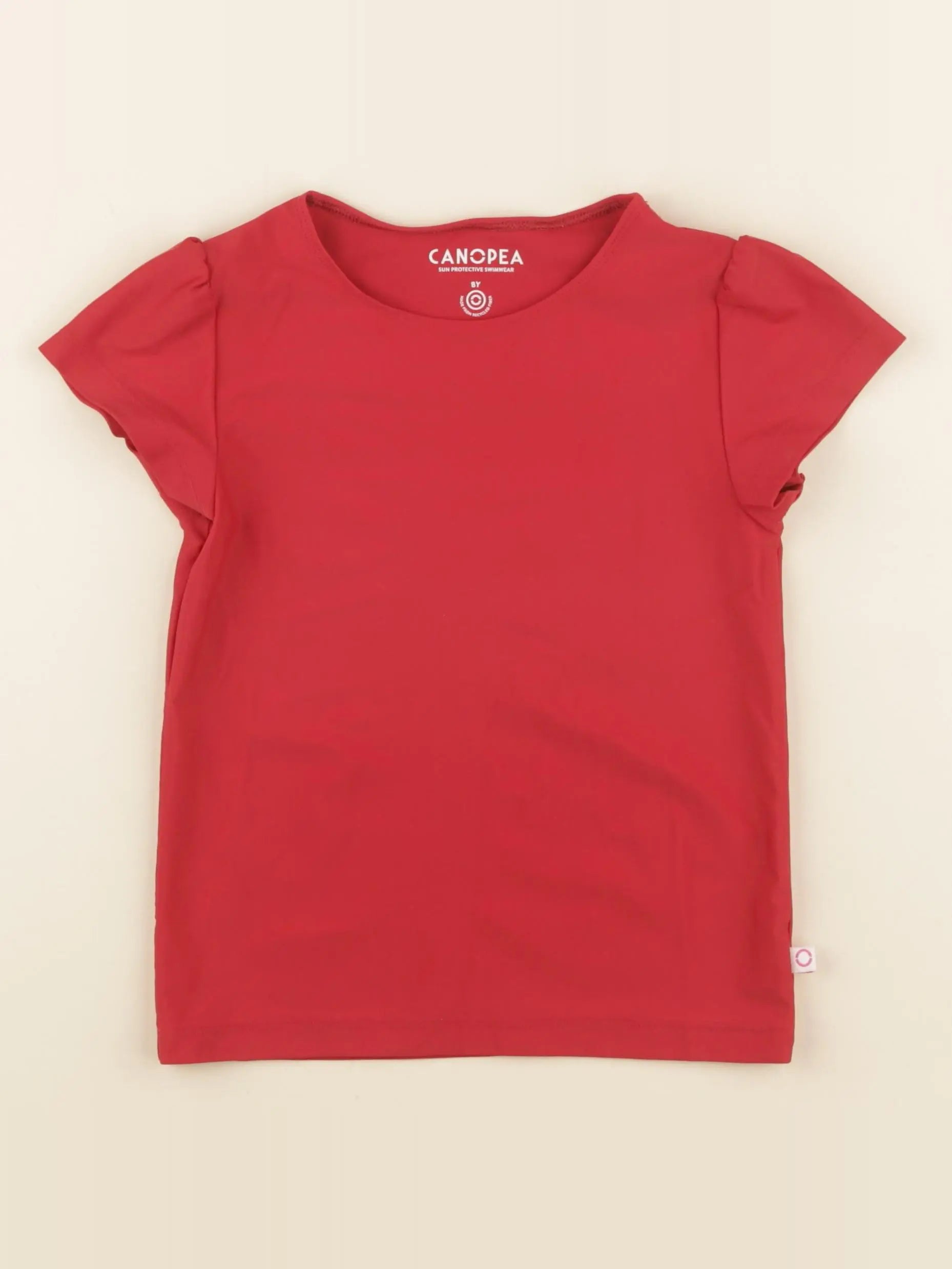 Canopea - tee-shirt de bain rouge - 8 ans