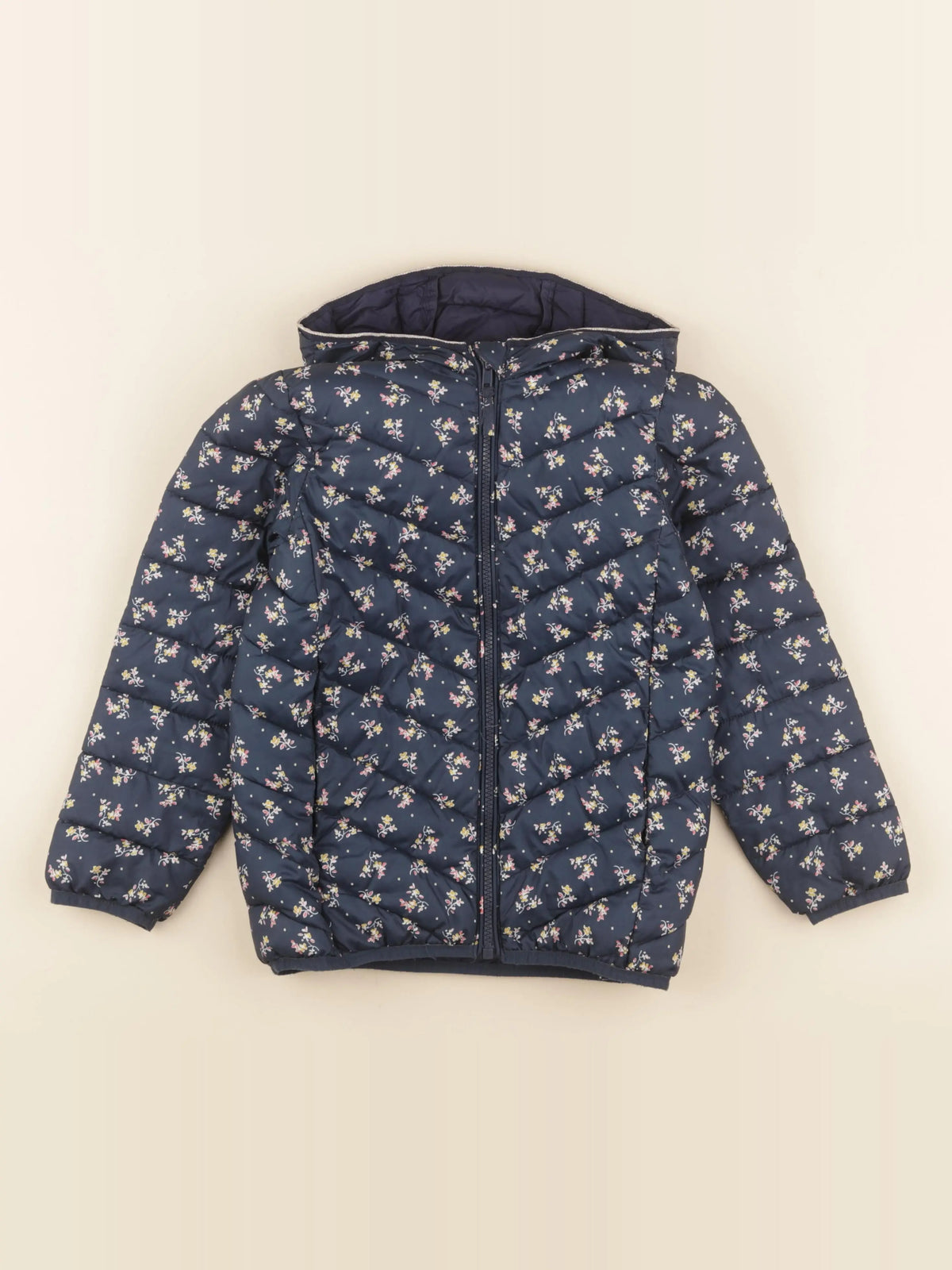 Vertbaudet - doudoune bleu - 8 ans