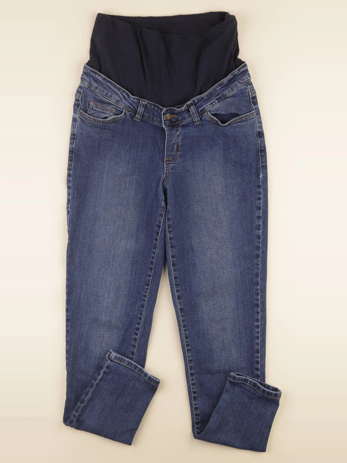 Envie de fraise - jean grossesse bleu - 36