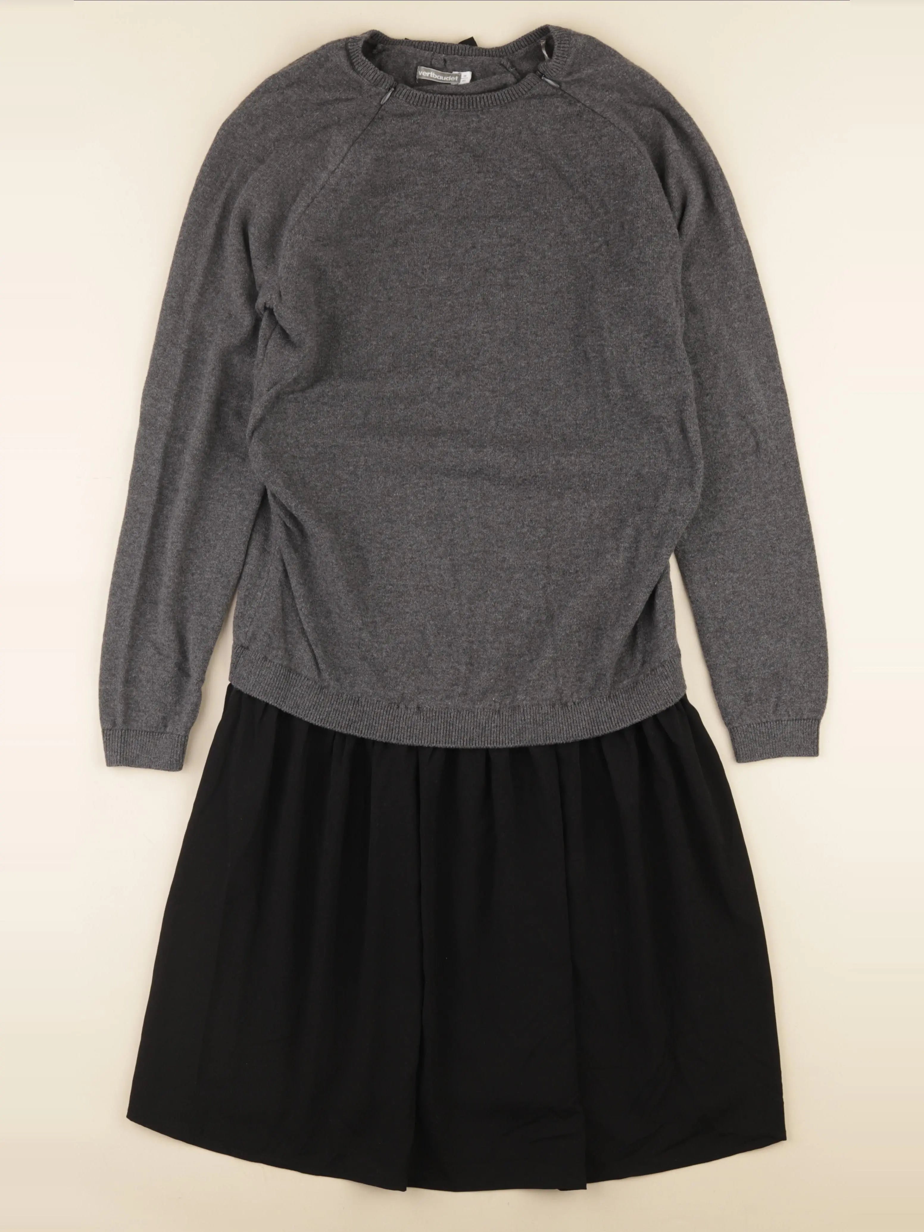 Vertbaudet - robe grossesse gris, noir - 38 à 40
