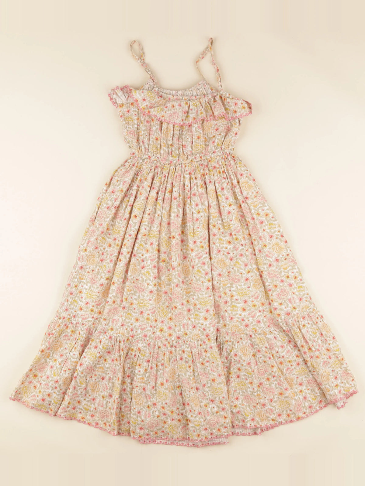 Monoprix - robe multicolore - 8 ans
