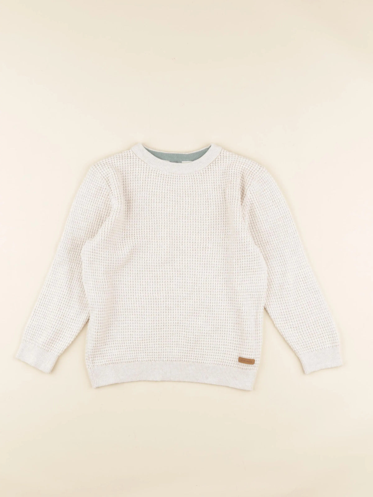 H&M - pull beige - 4/6 ans