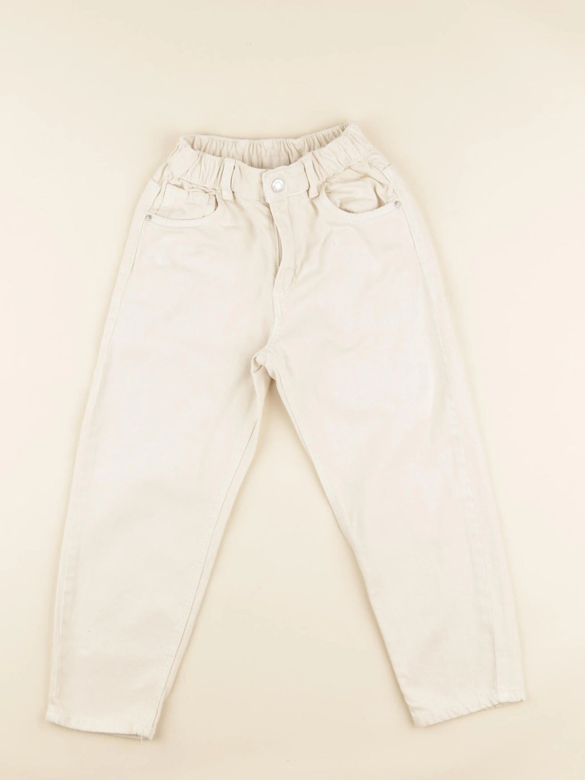 Zara - jean beige - 5/6 ans