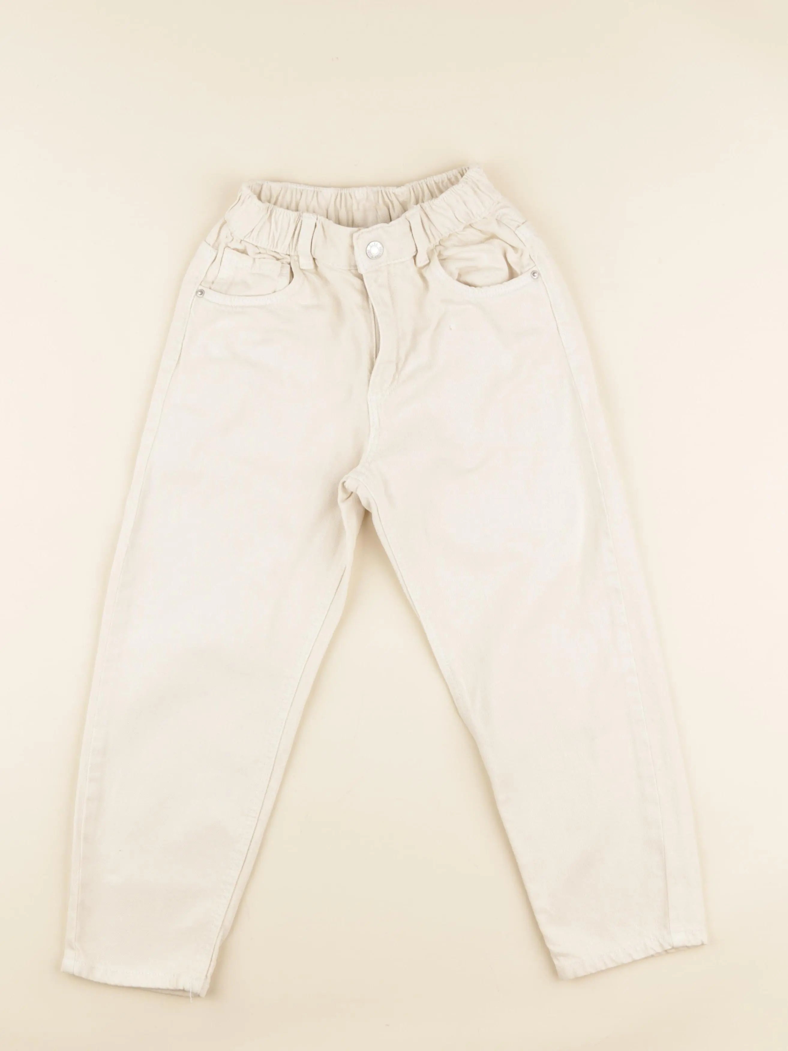 Zara - jean beige - 5/6 ans