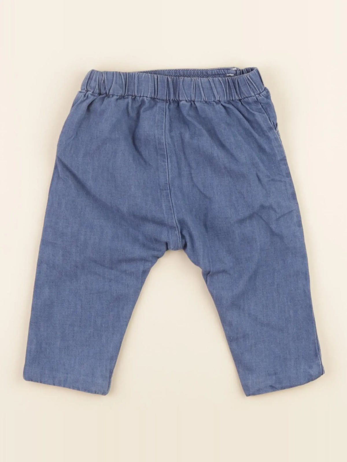 Jacadi - pantalon bleu - 12 mois