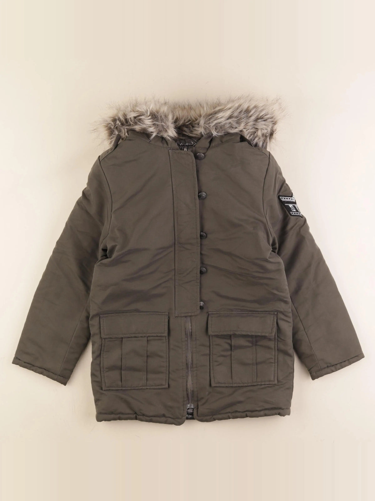 IKKS - parka réversible vert - 10 ans