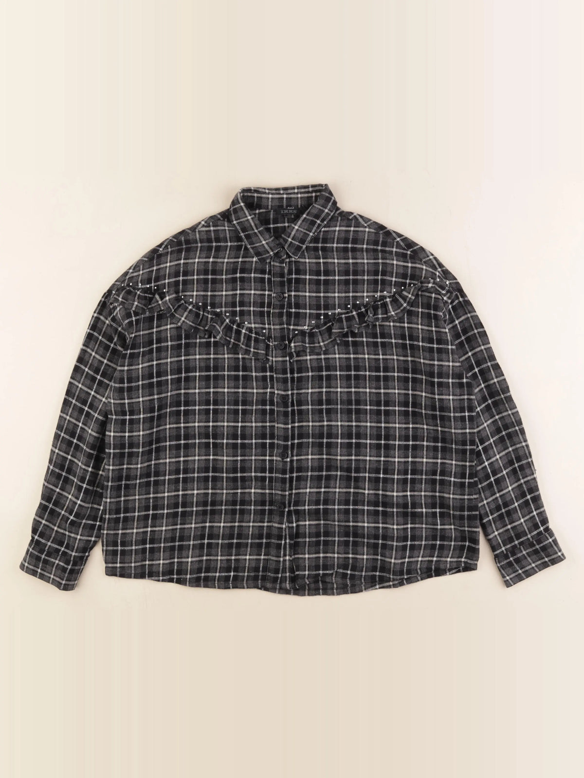 IKKS - chemise noir - 10 ans