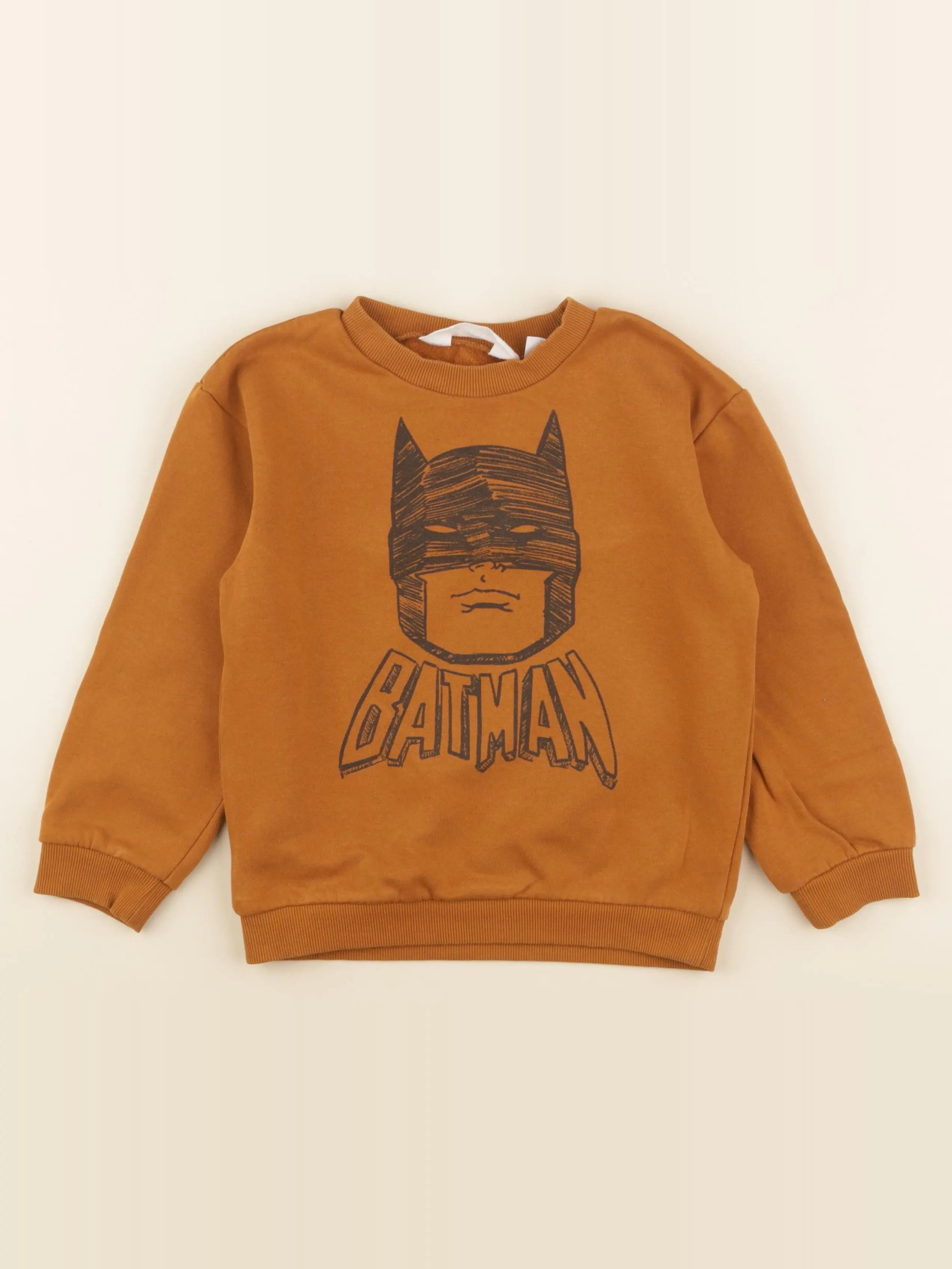 H&M - sweat marron - 4/6 ans