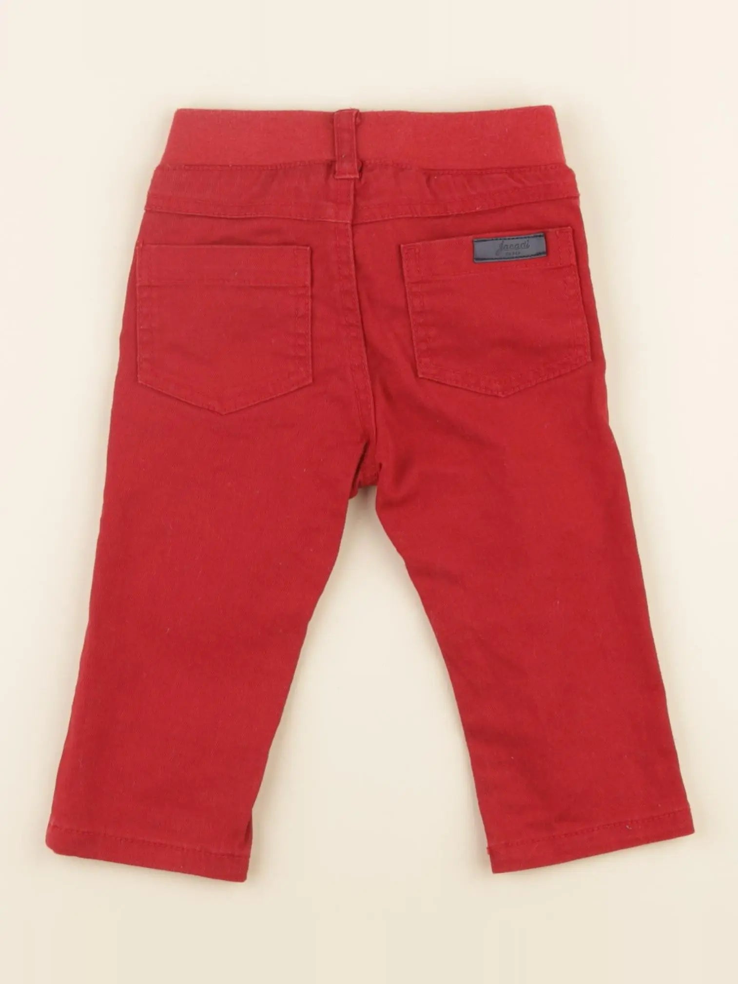 Jacadi - pantalon rouge - 12 mois