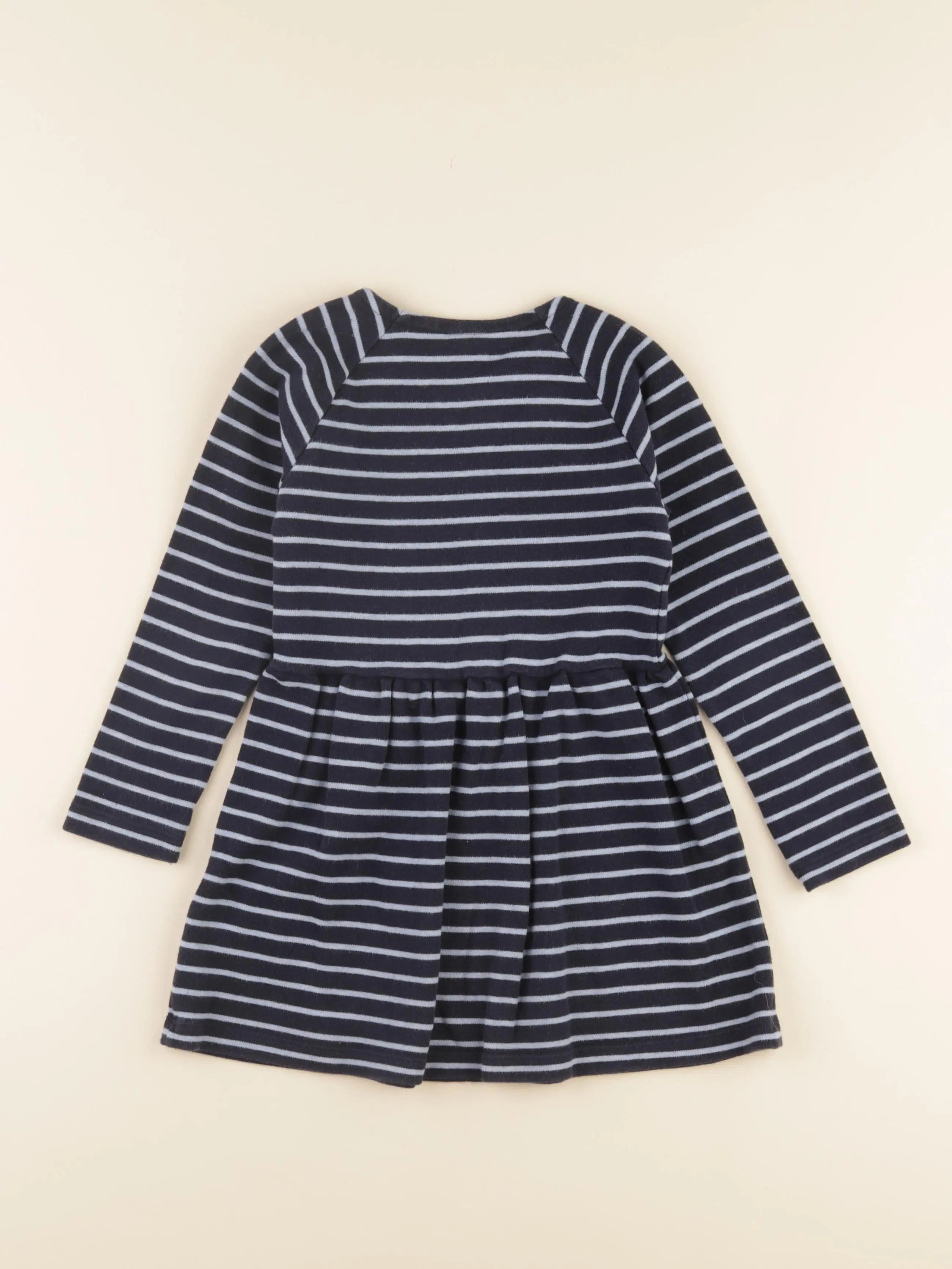 Petit Bateau - robe bleu - 6 ans