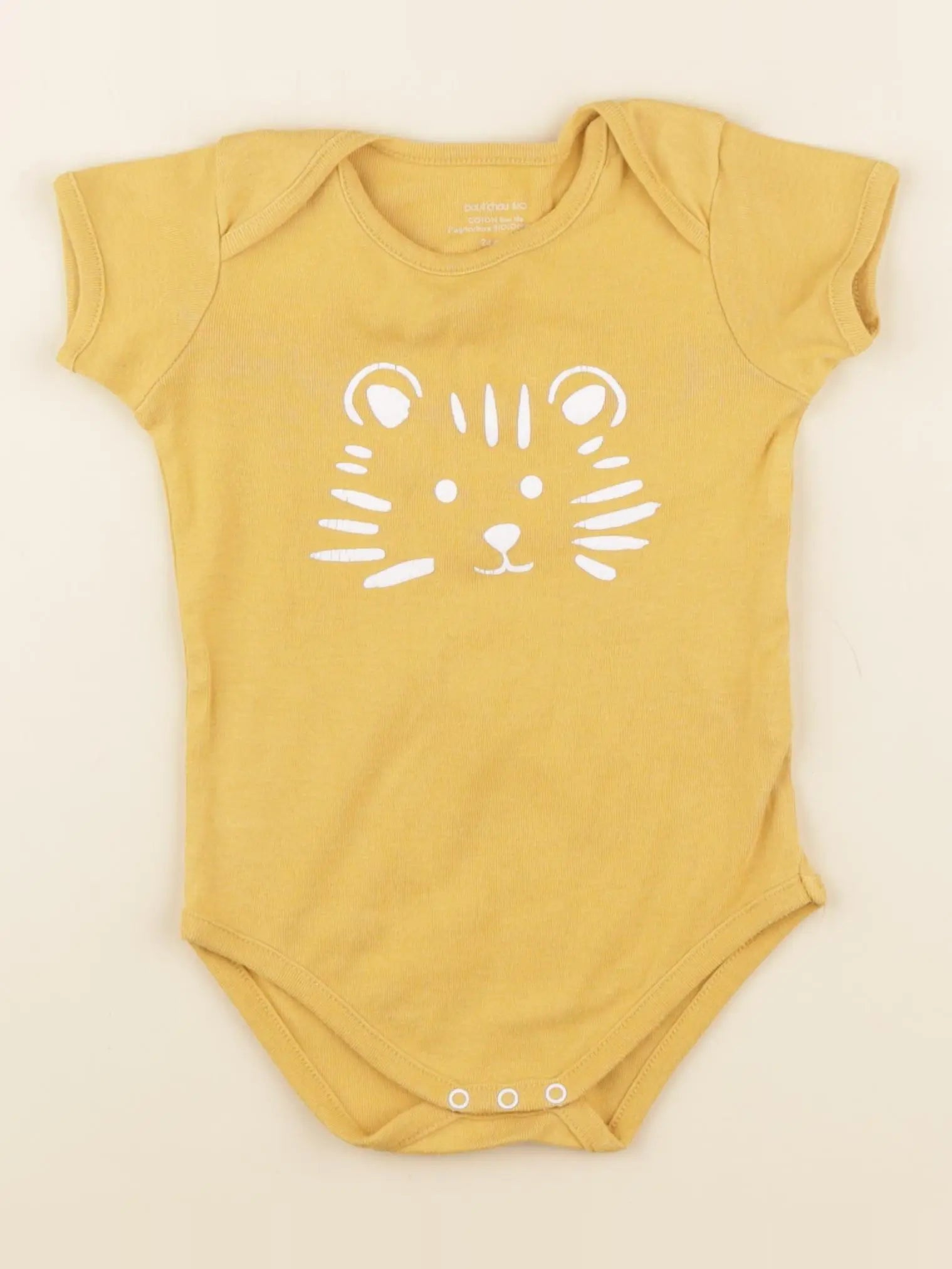 Boutchou - body jaune - 24 mois
