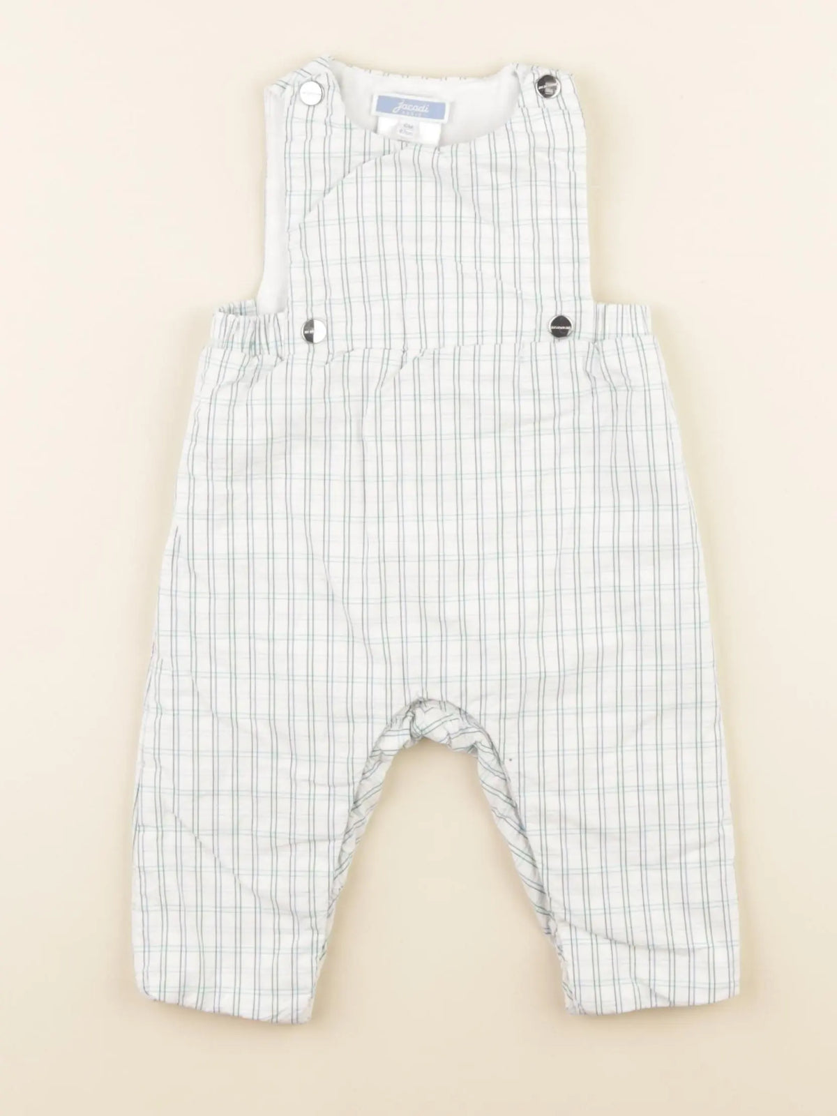 Jacadi - combinaison blanc, bleu - 6 mois