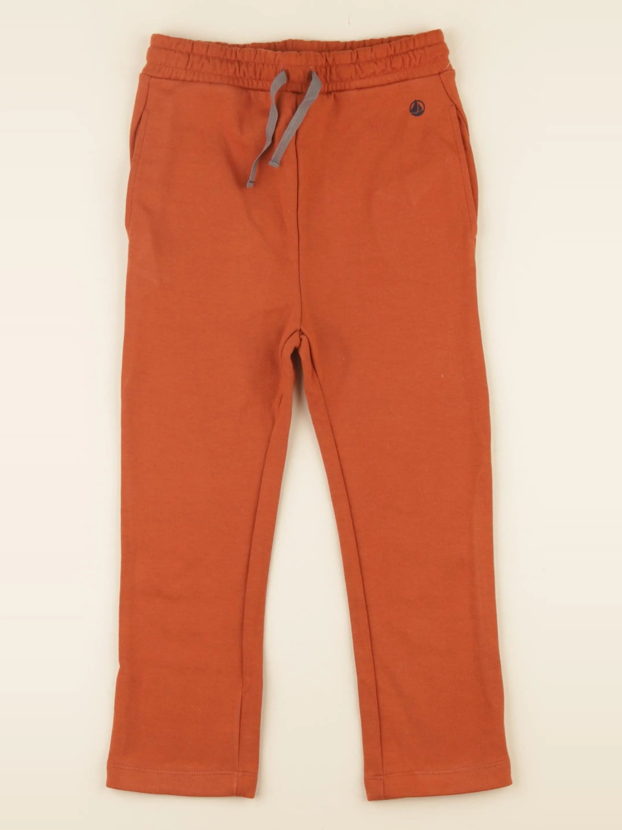 Petit Bateau - jogging orange - 6 ans