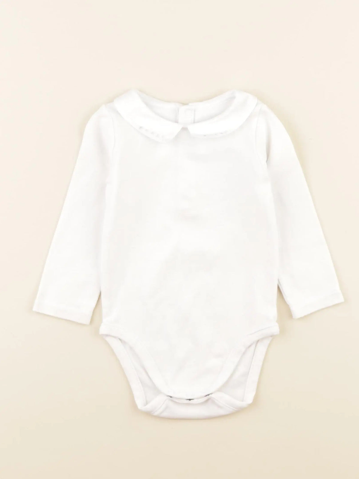 Jacadi - body à col blanc - 12 mois