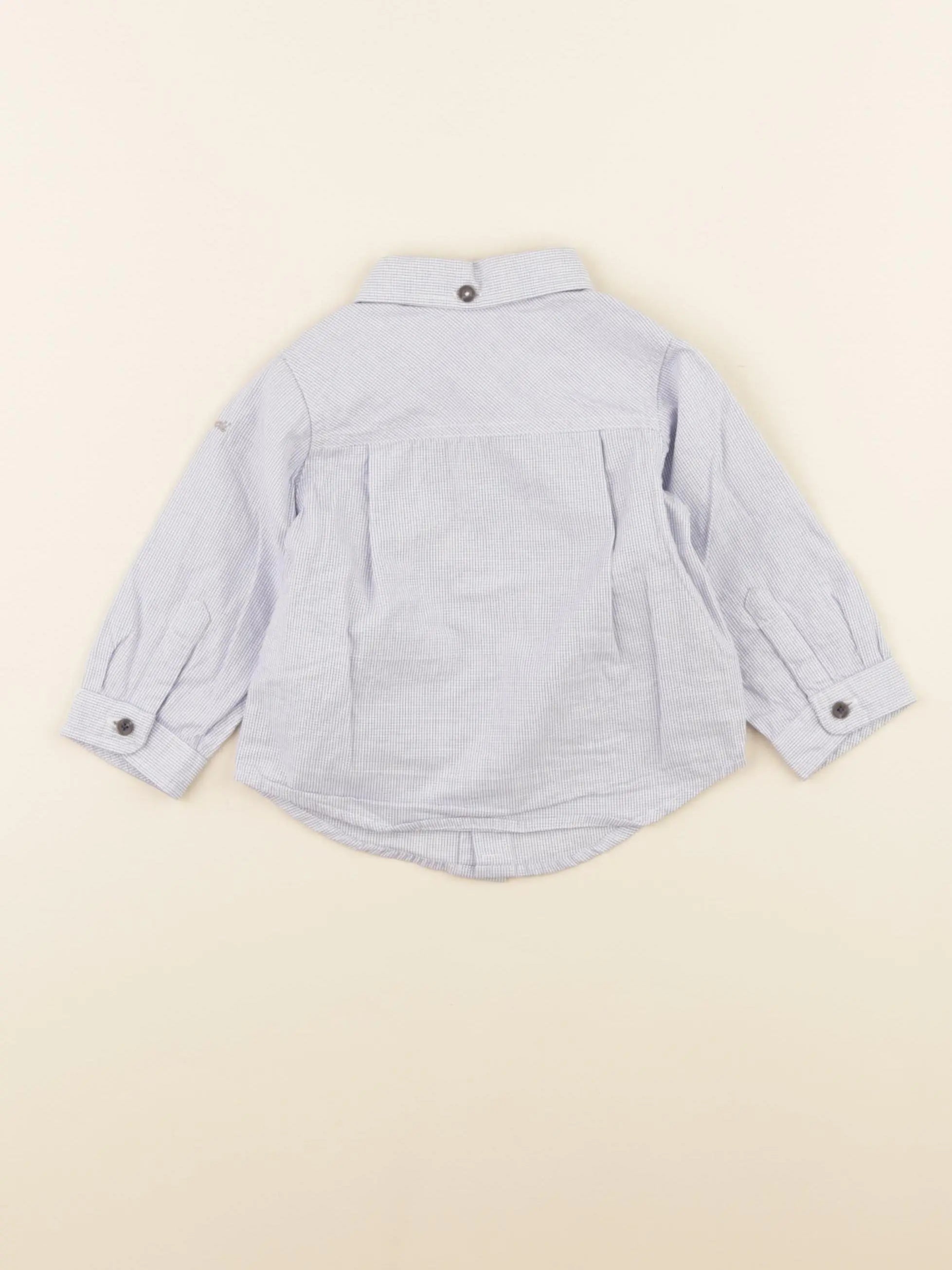 Jacadi - chemise bleu - 6 mois