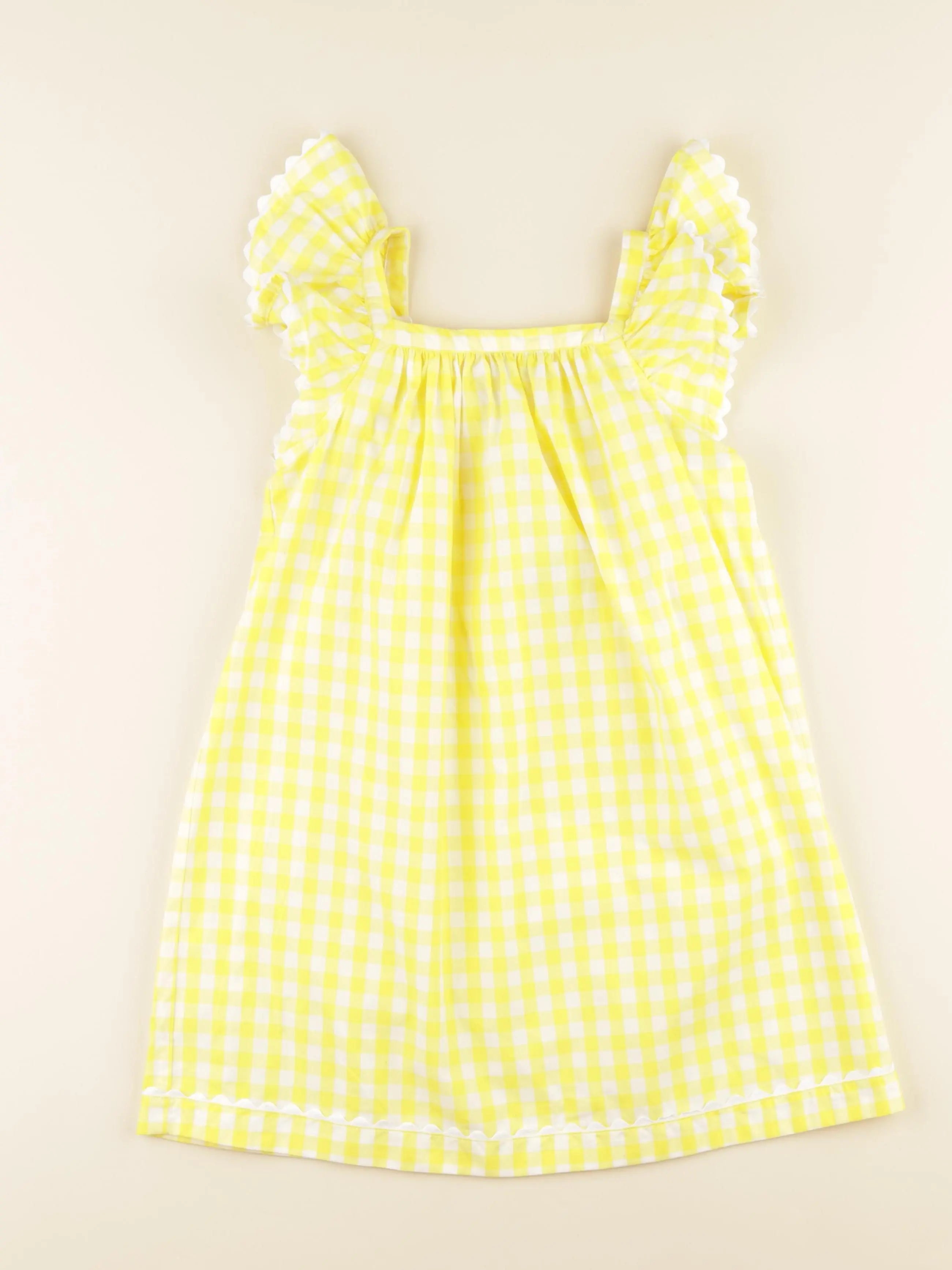 Jacadi - robe jaune - 6 ans