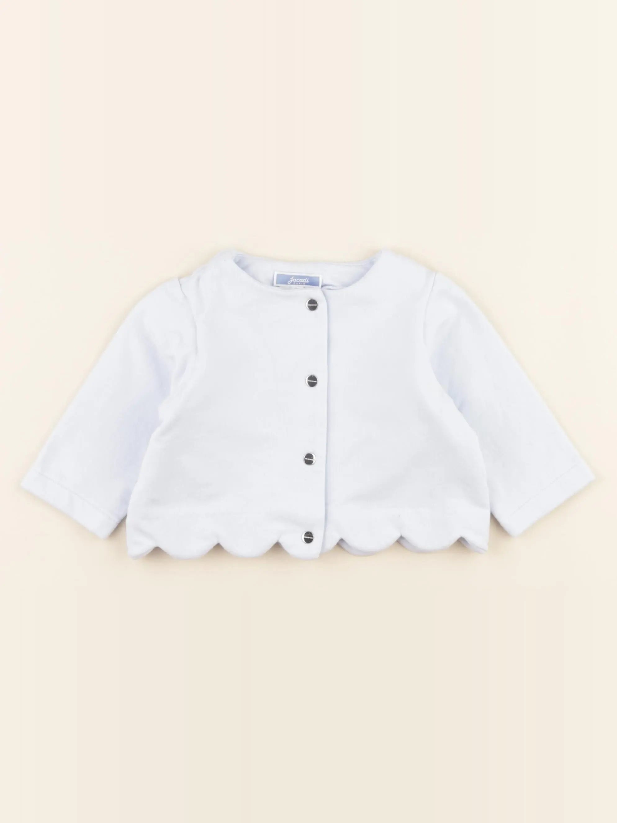 Jacadi - sweat bleu - 6 mois