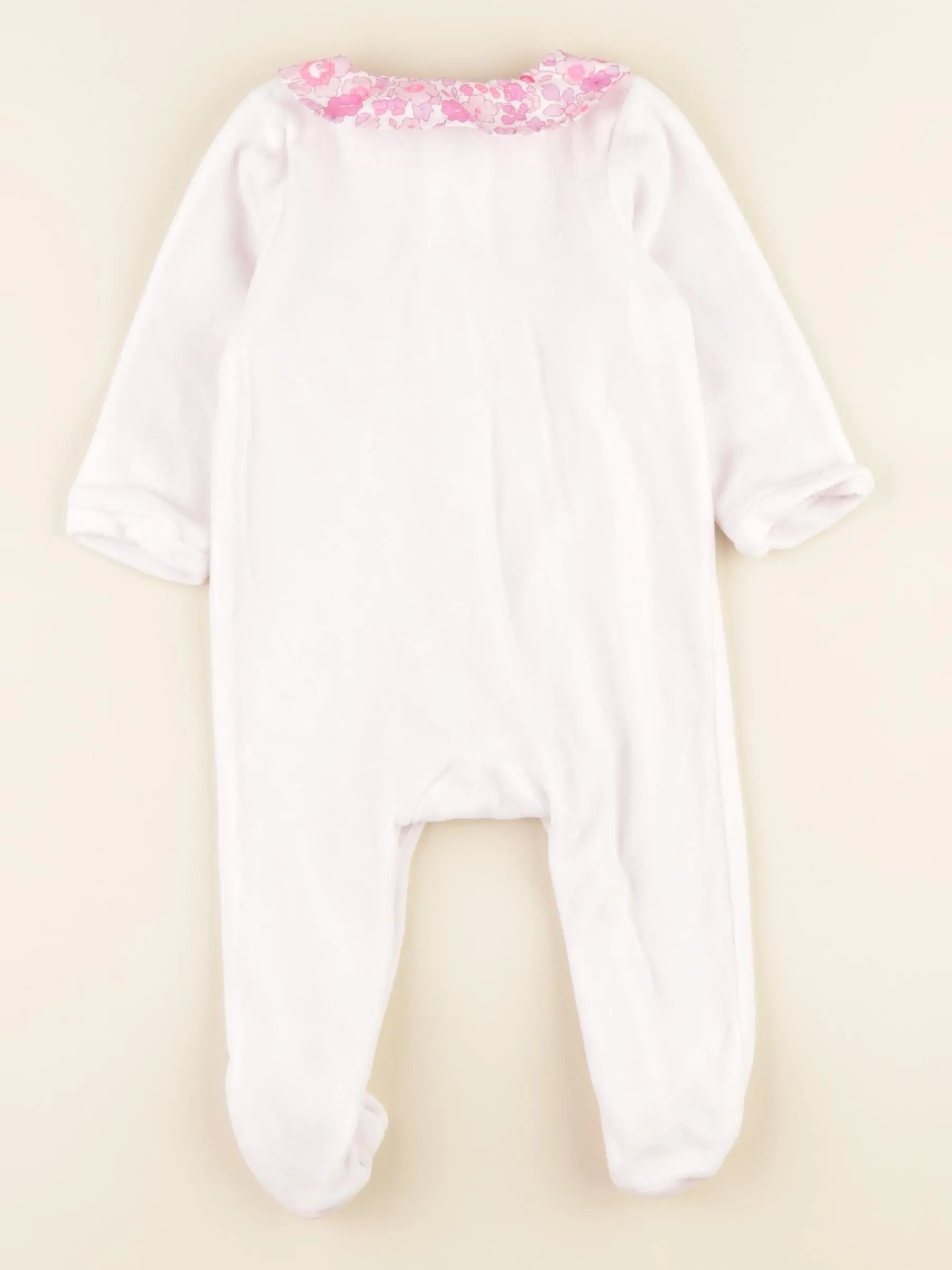 Jacadi - pyjama velours rose - 9 mois