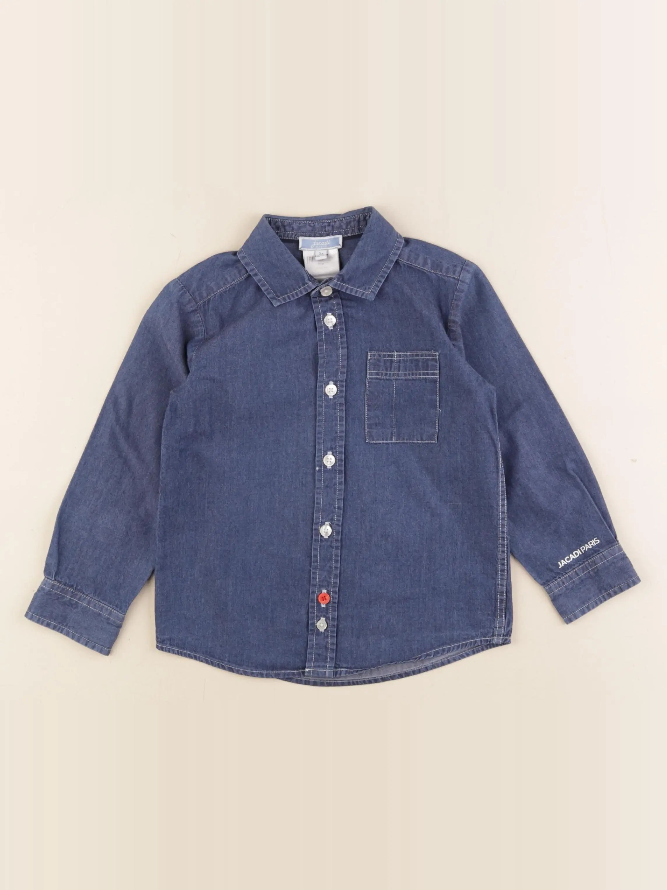 Jacadi - chemise bleu - 3 ans