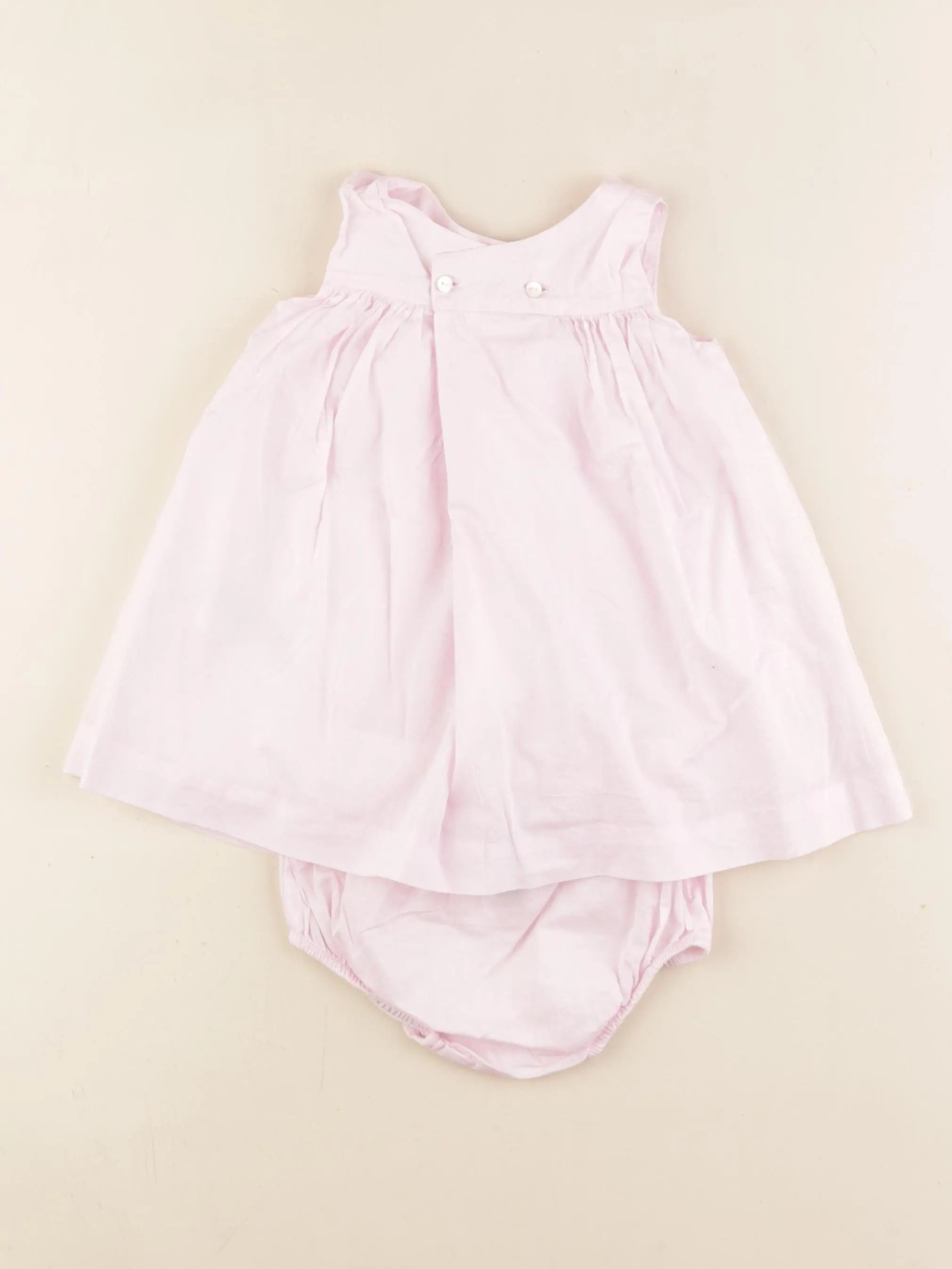 Jacadi - robe rose - 12 mois