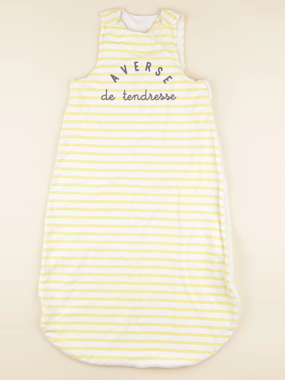 Vertbaudet - gigoteuse blanc, jaune - 6/18 mois