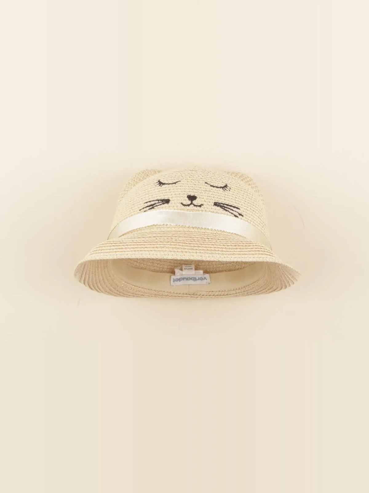 Vertbaudet - chapeau beige - 12/18 mois