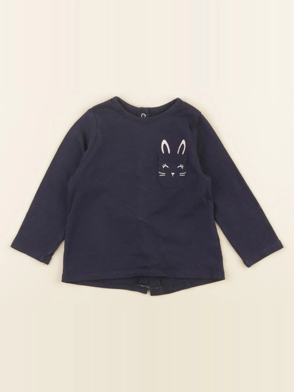 Vertbaudet - tee-shirt bleu - 9 mois