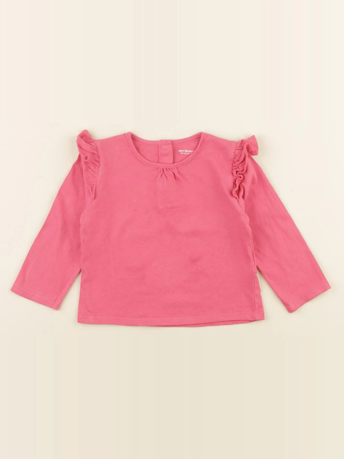 Vertbaudet - tee-shirt rose - 18 mois