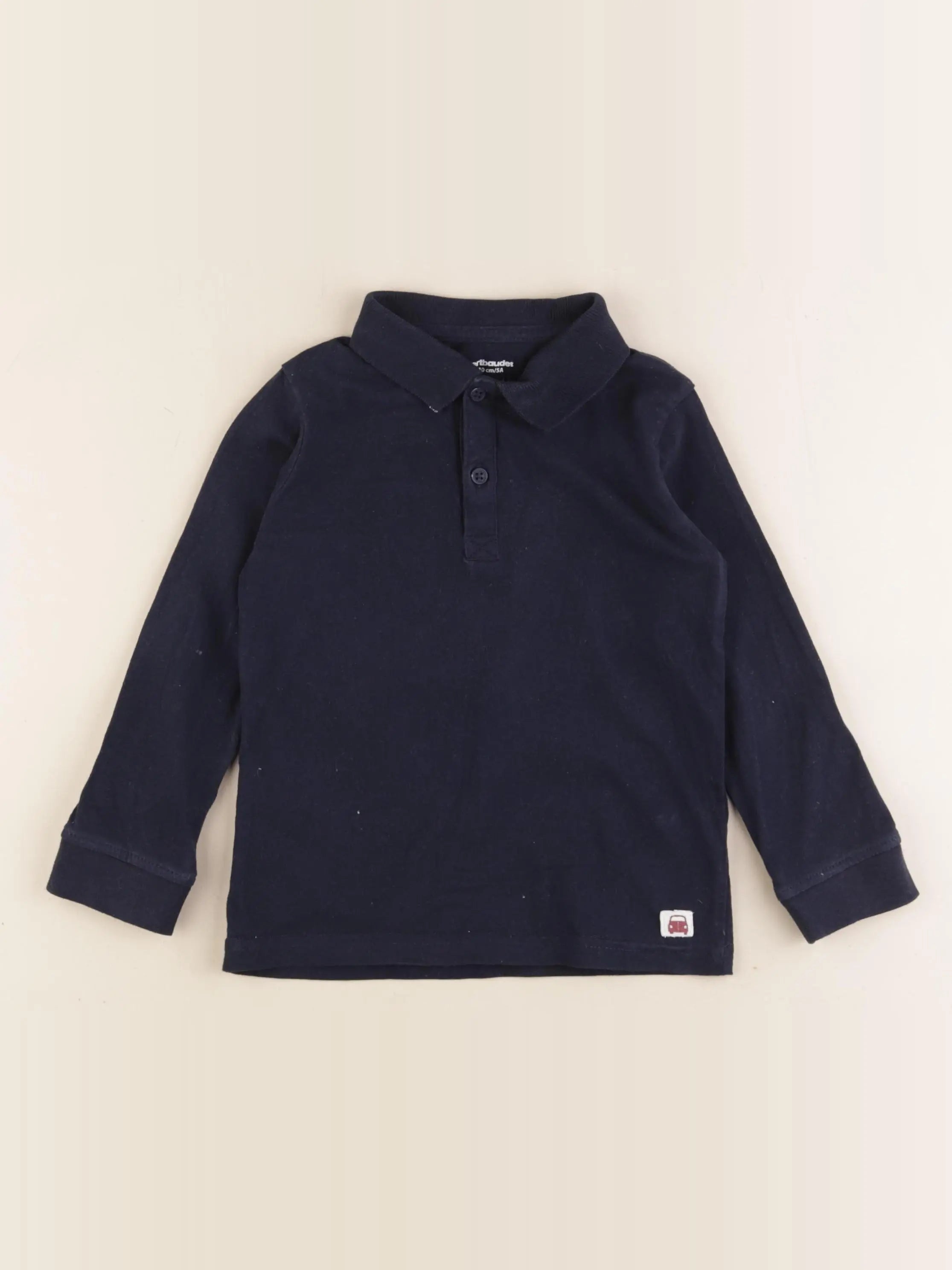 Vertbaudet - polo bleu - 5 ans