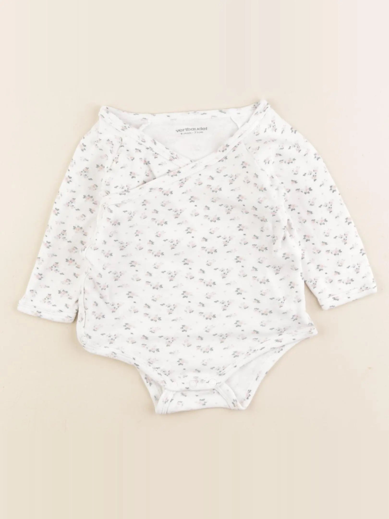 Vertbaudet - body multicolore - 9 mois