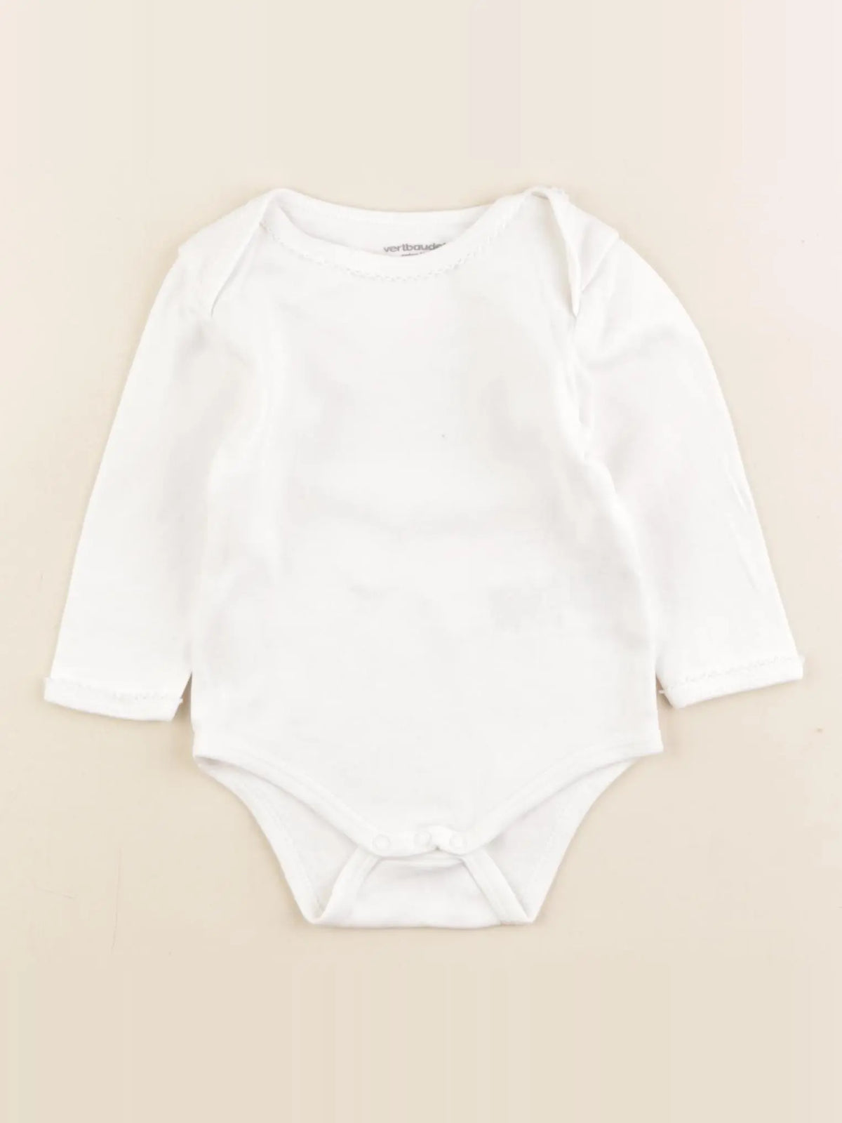 Vertbaudet - body blanc - 9 mois