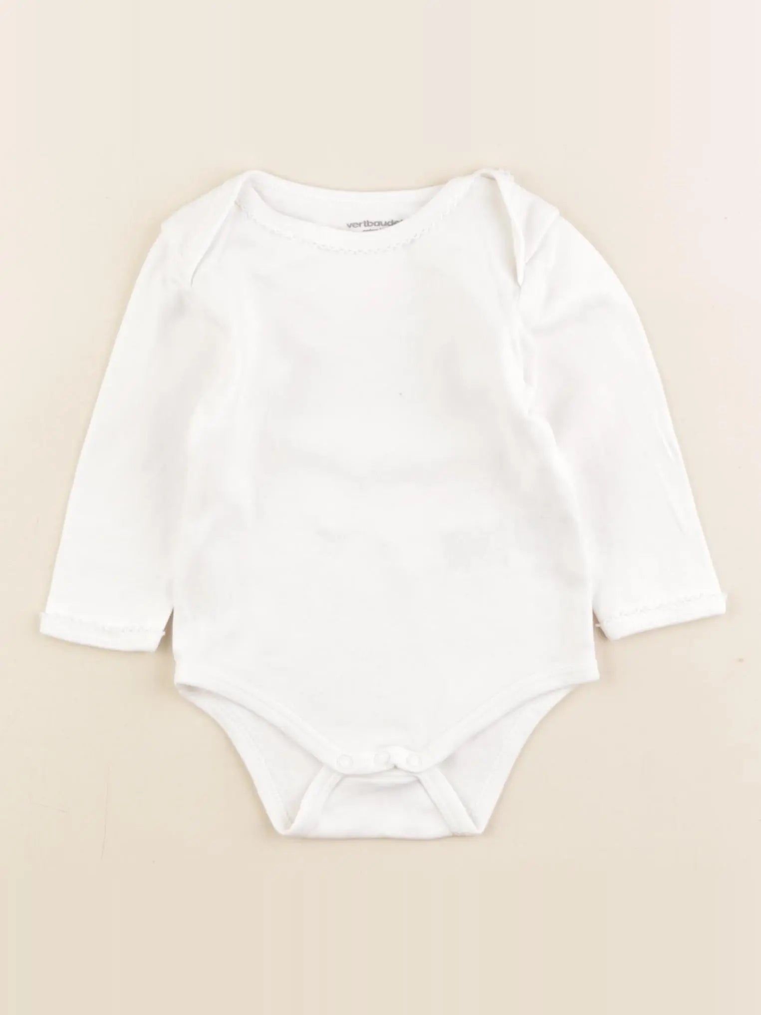 Vertbaudet - body blanc - 9 mois