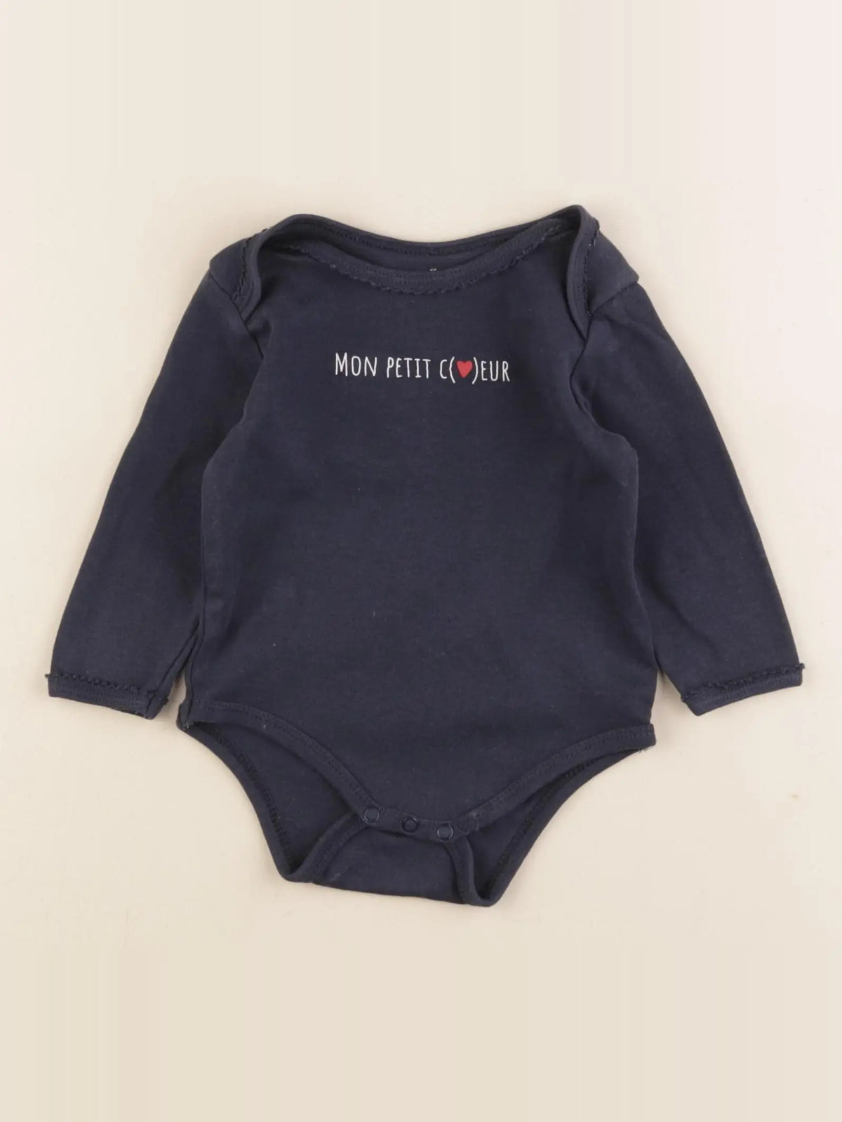 Vertbaudet - body bleu - 9 mois