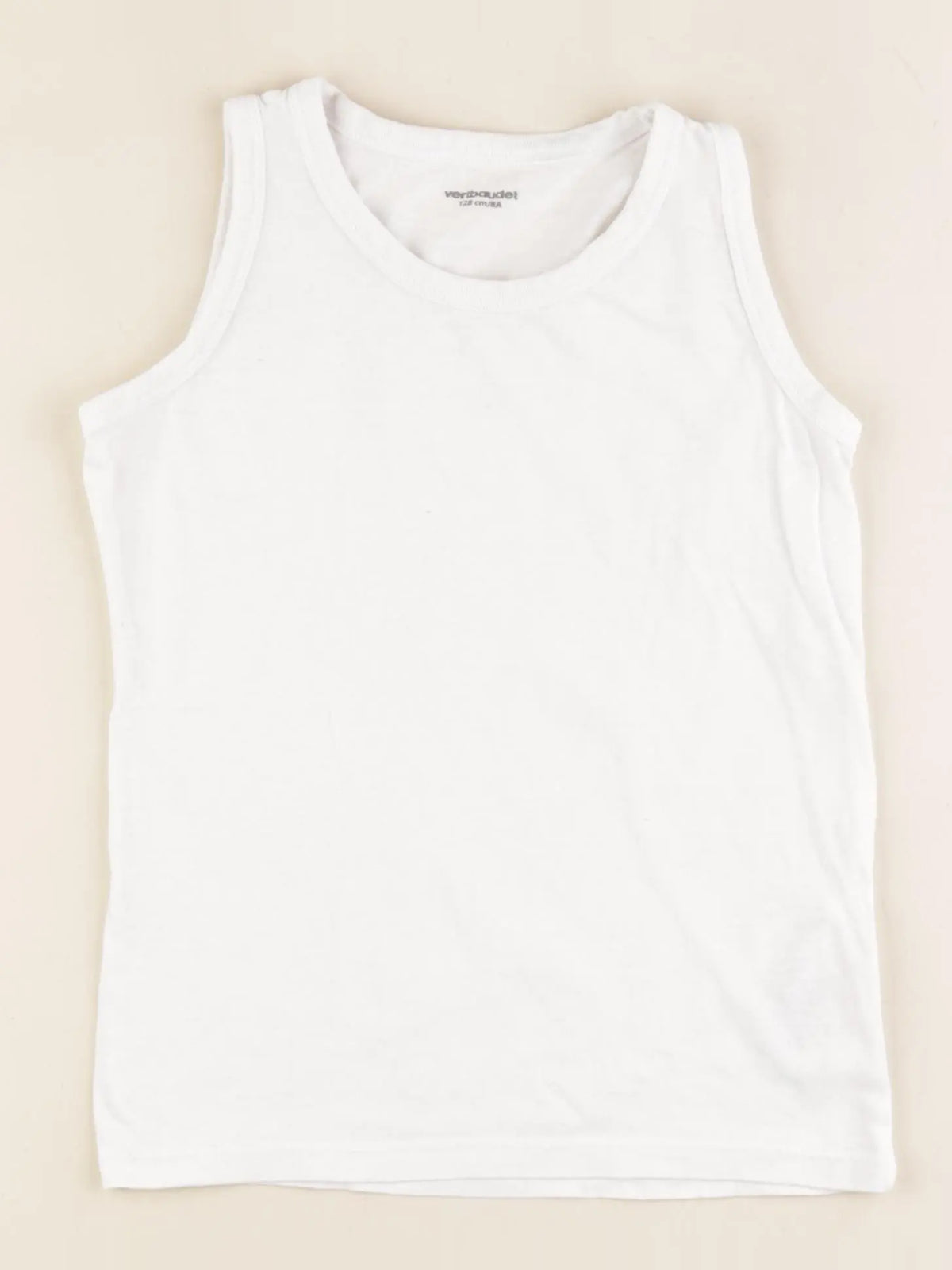 Vertbaudet - débardeur blanc - 8 ans