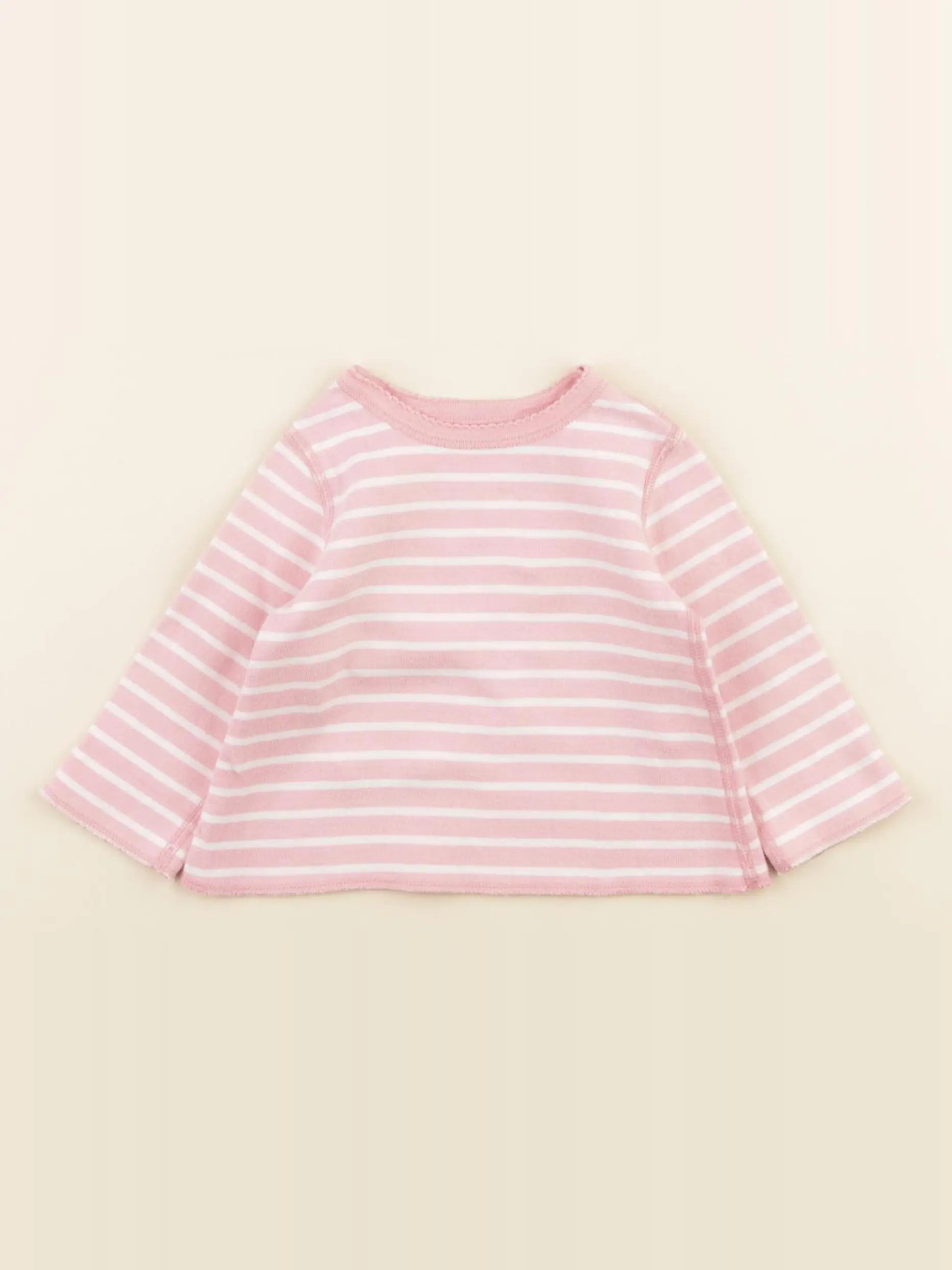 Petit Bateau - tee-shirt rose - 3 mois