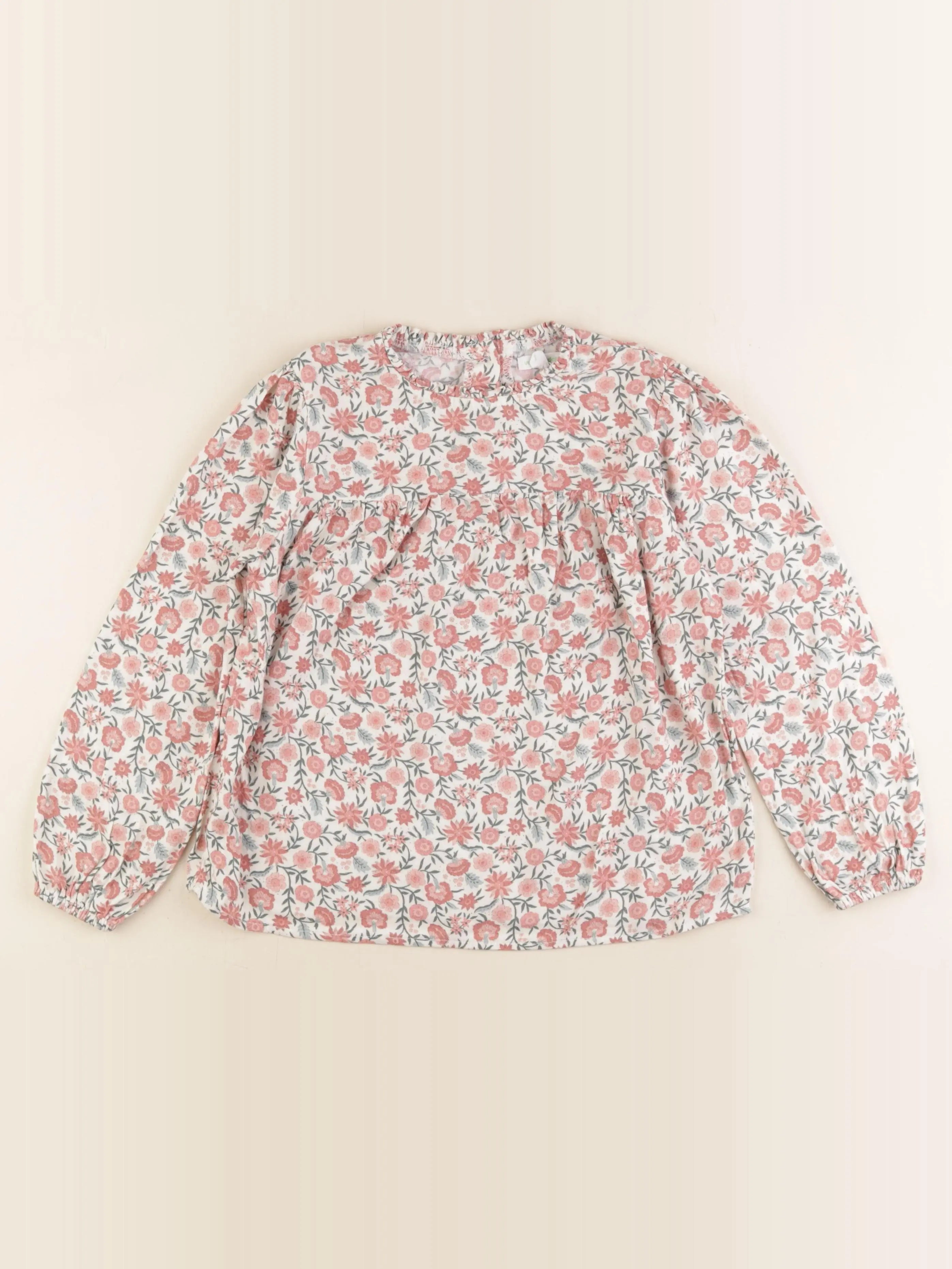 Vertbaudet - blouse multicolore - 8 ans