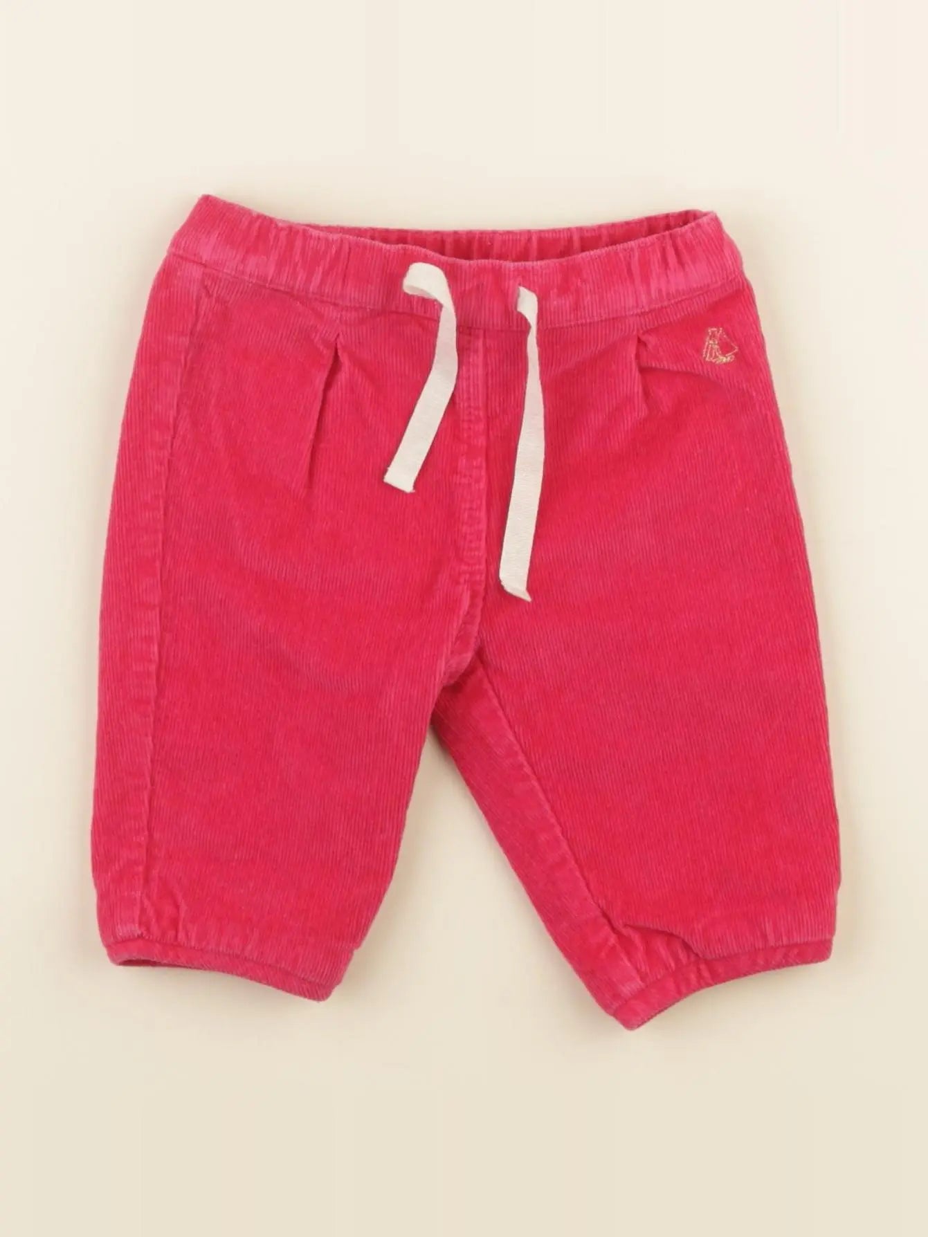Petit Bateau - pantalon rose - 3 mois